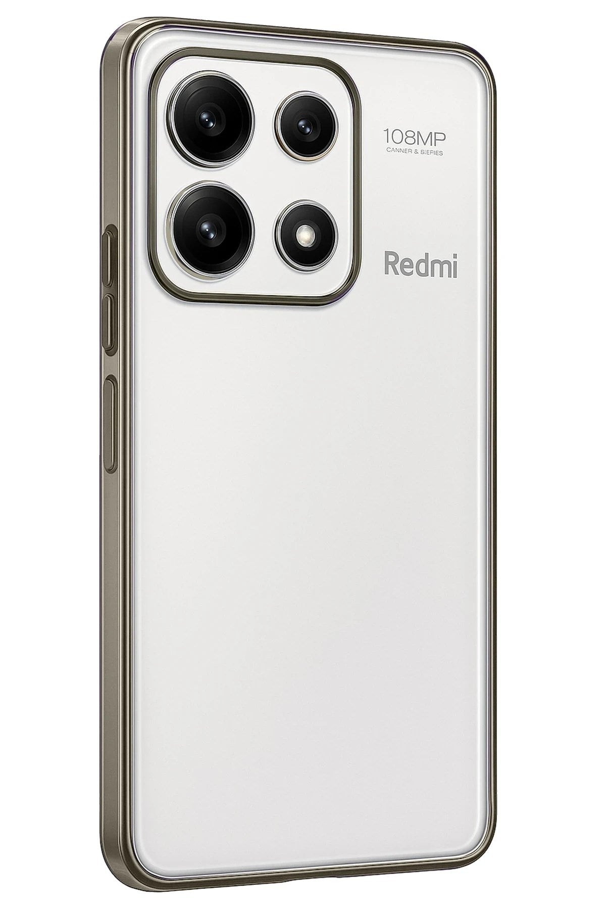 Mey İthalat® Poco X6 Pro Kılıf Lensli Silikon - Gold
