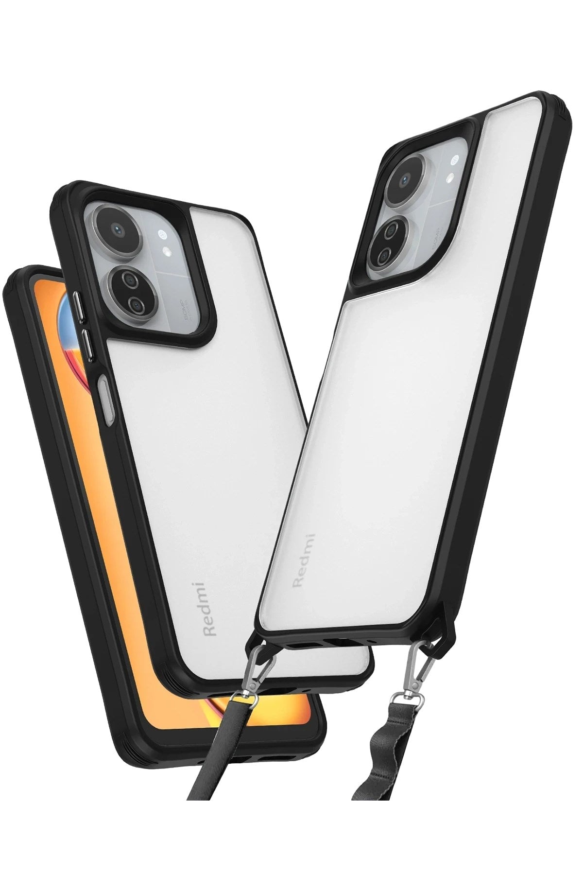 Mey İthalat® Redmi 13C Kılıf Penta Silikon Kılıf - Siyah