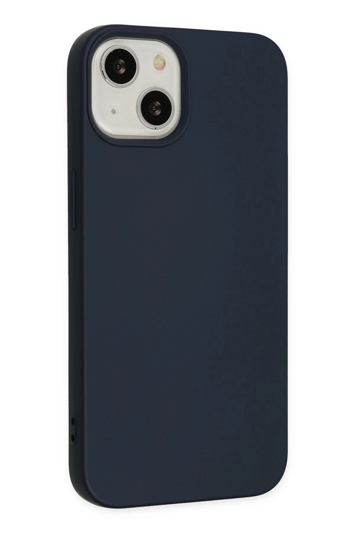 Mey İthalat® iPhone 14 Plus Kılıf Nano içi Kadife Silikon - Lacivert