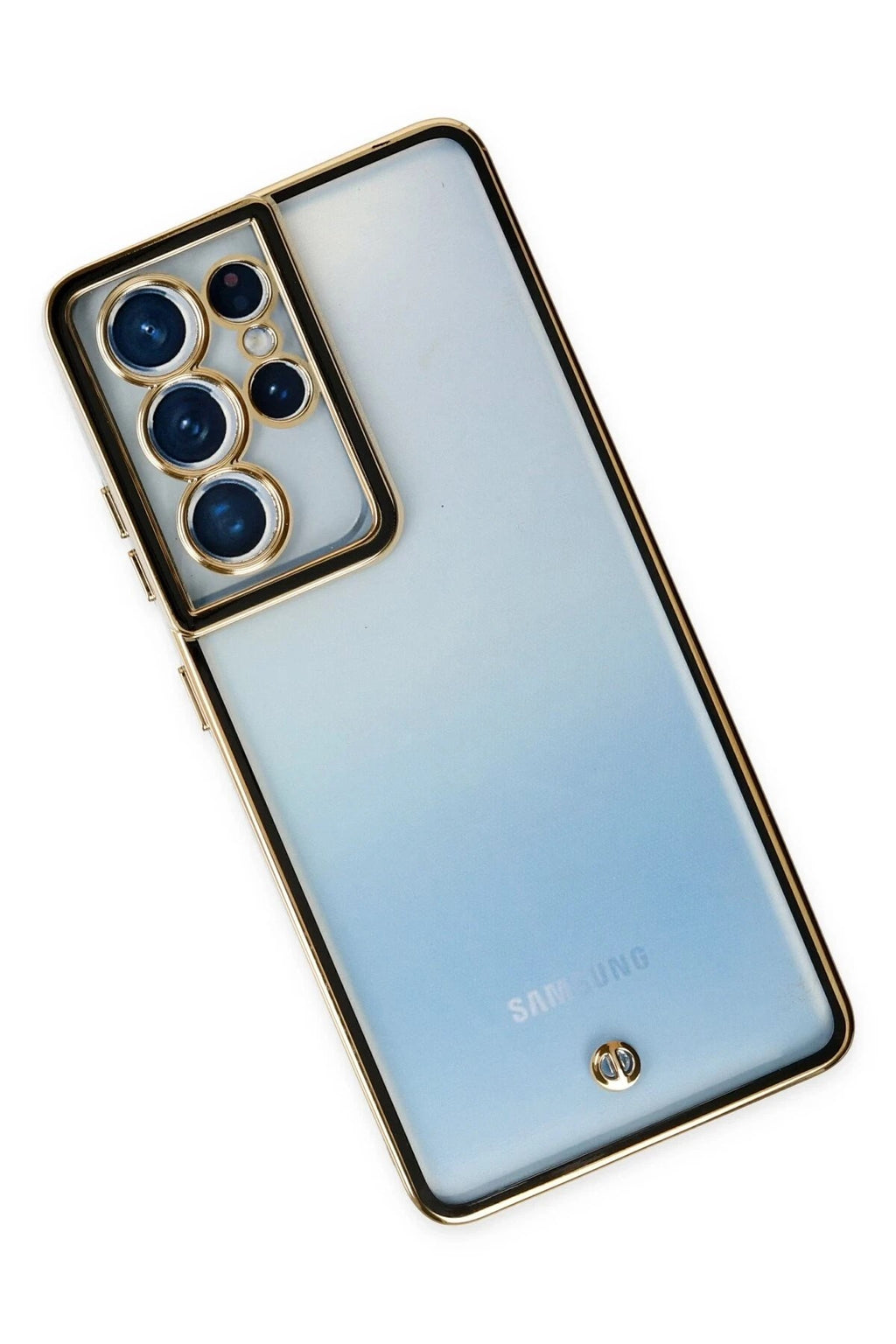 Mey İthalat® Samsung Galaxy S21 Ultra Kılıf Liva Lens Silikon - Siyah
