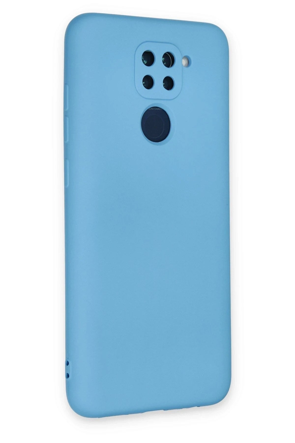 Mey İthalat® Redmi Note 9 Kılıf Nano içi Kadife Silikon - Mavi
