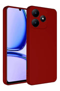 Mey İthalat® Realme C61 Kılıf First Silikon - Kırmızı