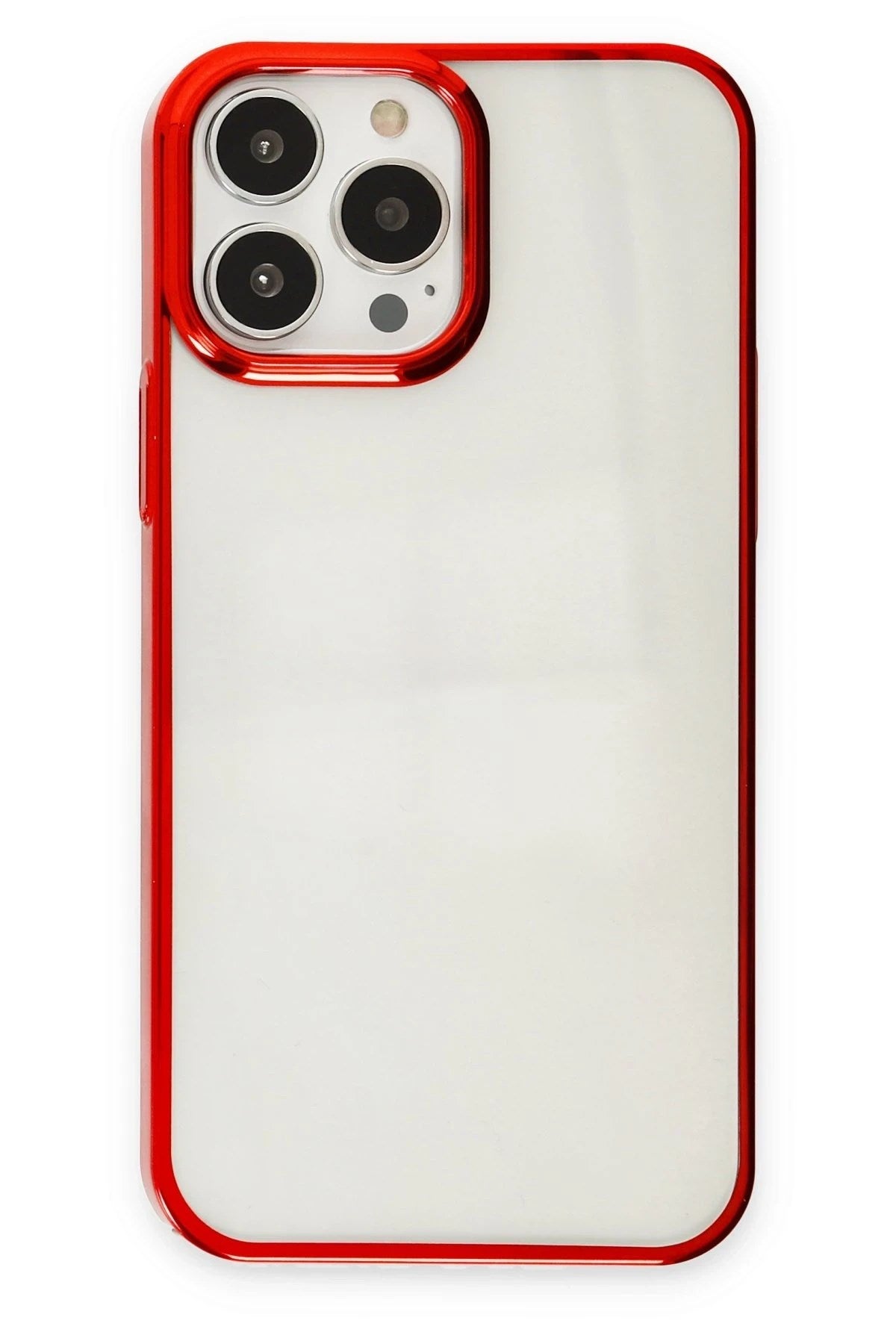 Mey İthalat® iPhone 13 Pro Max Kılıf Element Silikon - Kırmızı