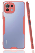 Mey İthalat® Mİ 11 Lite Kılıf Platin Silikon - Pembe