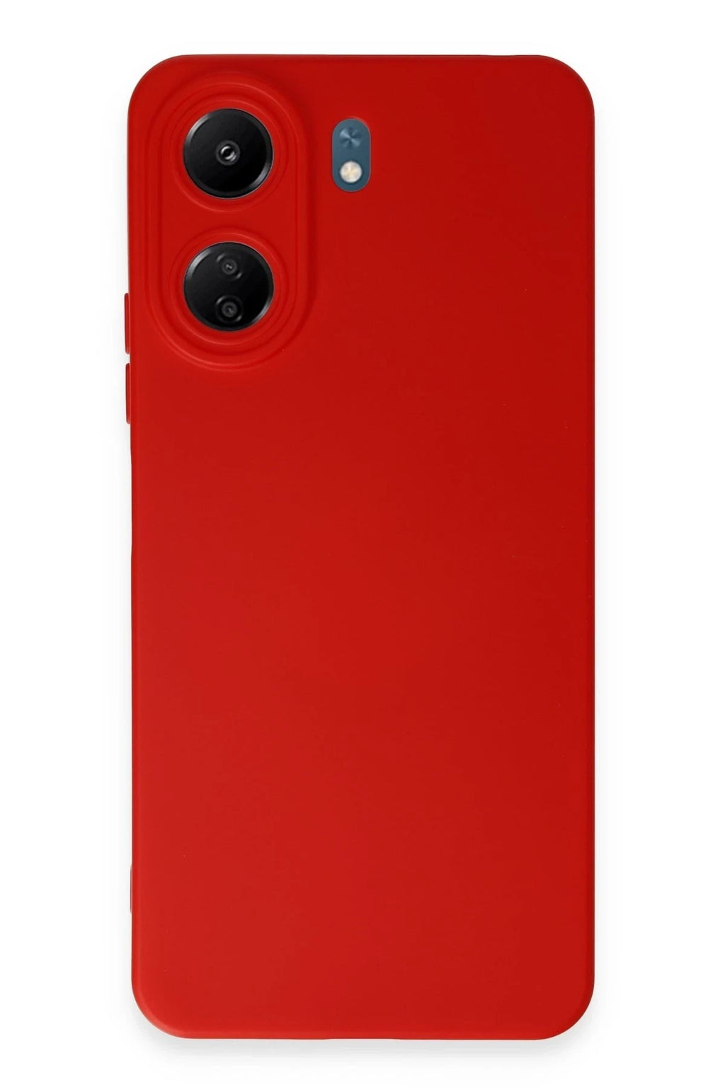 Mey İthalat® Redmi 13C Kılıf Nano içi Kadife Silikon - Kırmızı