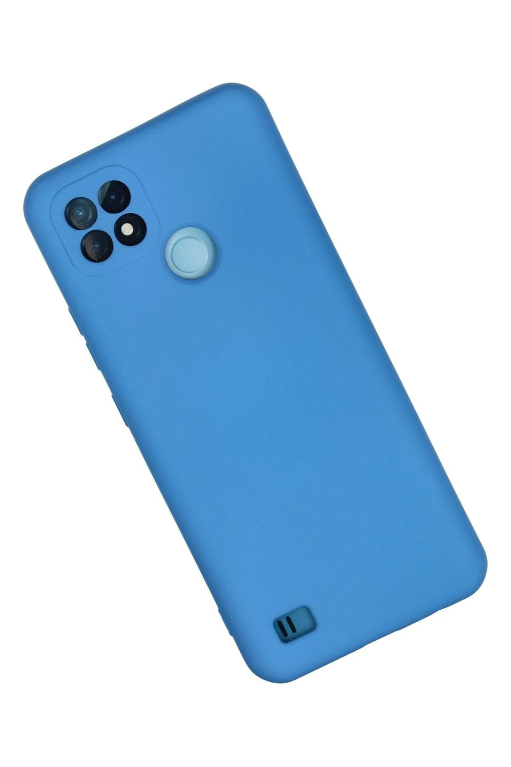 Mey İthalat® Realme C21 Kılıf Nano içi Kadife Silikon - Mavi