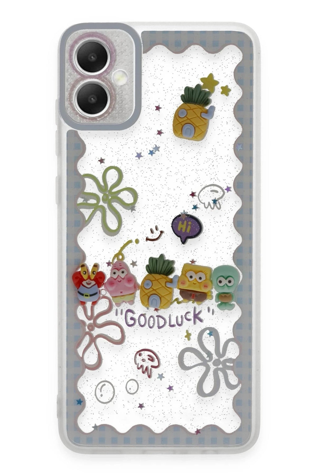 Mey İthalat® Samsung Galaxy A05 Kılıf Sweet Desenli Silikon Kapak - Açık Mavi