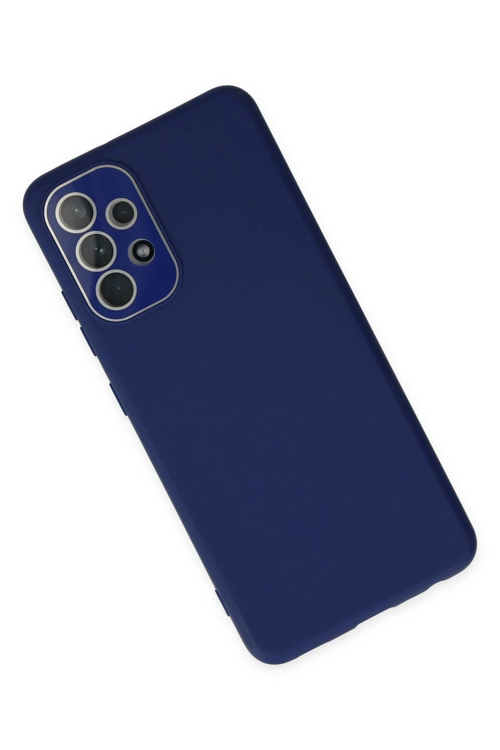 Mey İthalat® Samsung Galaxy A33 5G Kılıf Lansman Glass Kapak - Sky Blue