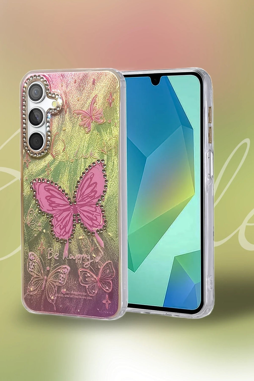 Mey İthalat® Samsung Galaxy S24 FE Kılıf Blade Aynalı Desenli Kapak - Desen 2