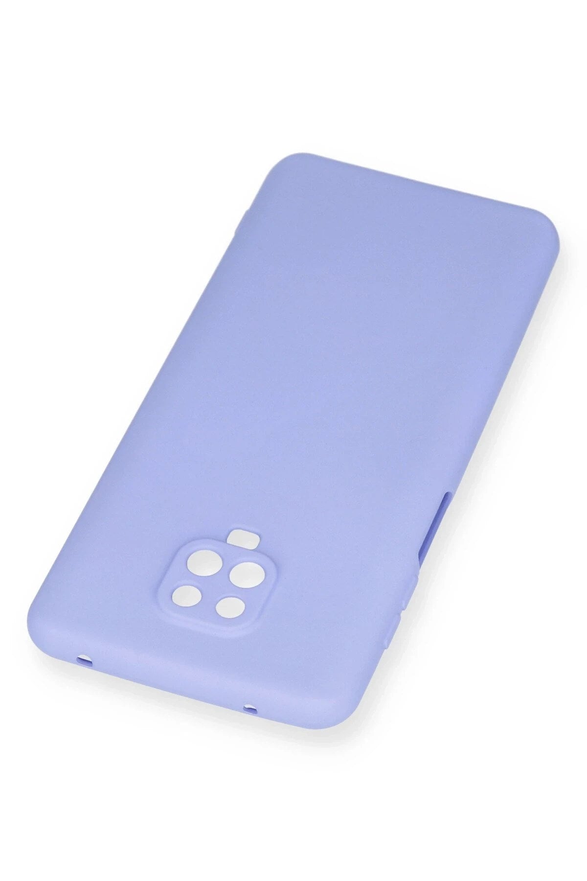 Mey İthalat® Redmi Note 9 Pro Kılıf Nano içi Kadife Silikon - Lila
