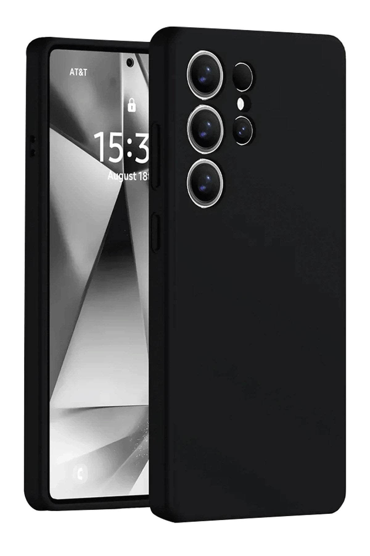 Mey İthalat® Samsung Galaxy S25 Ultra Kılıf Nano içi Kadife Silikon - Siyah