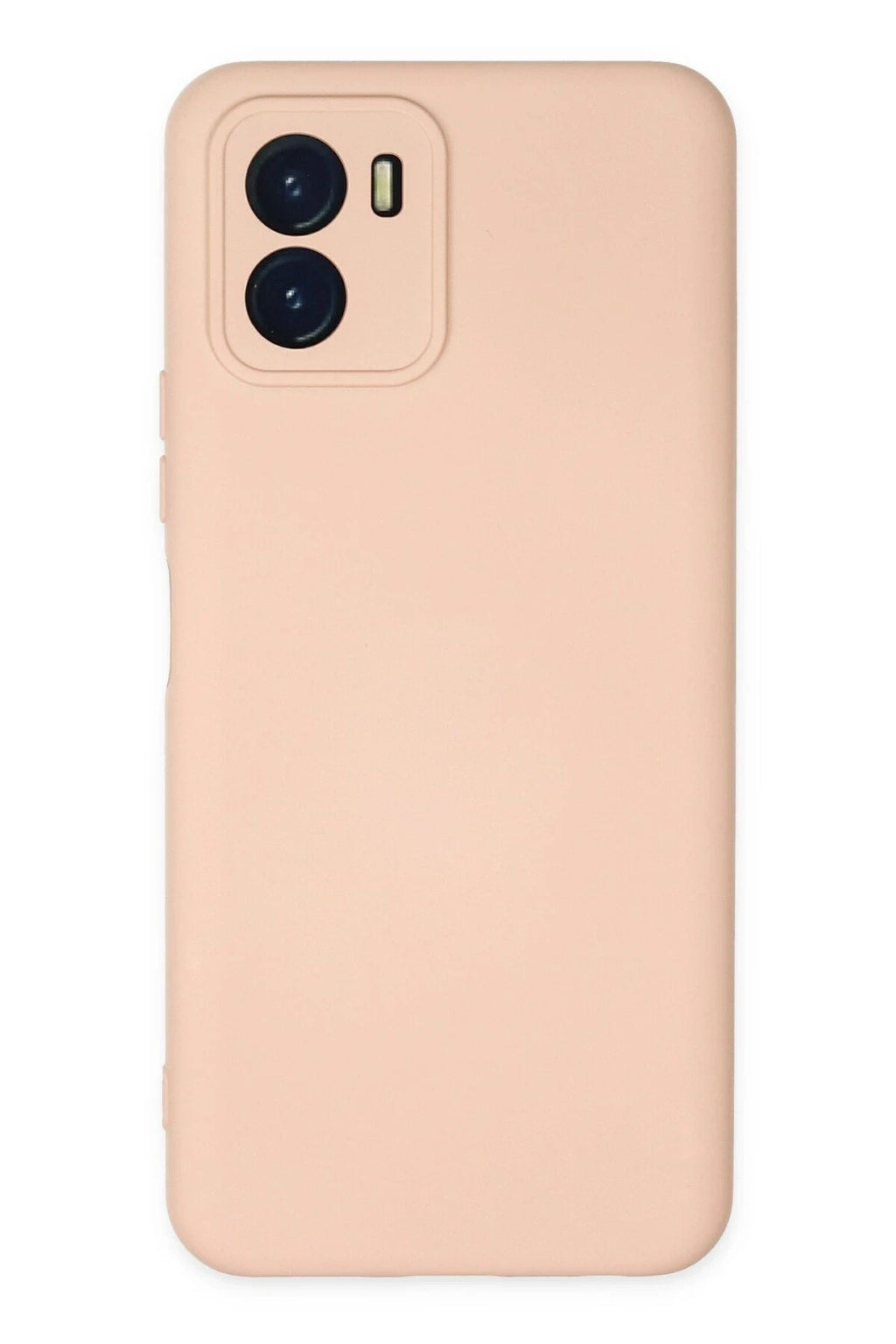Mey İthalat® Vivo Y15S Kılıf Nano içi Kadife Silikon - Pudra