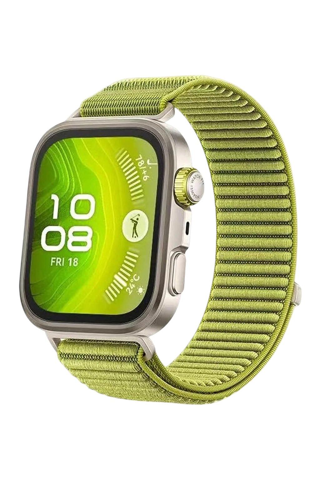 Mey İthalat® Huawei Fit 4 Braid Kordon - Açık Yeşil