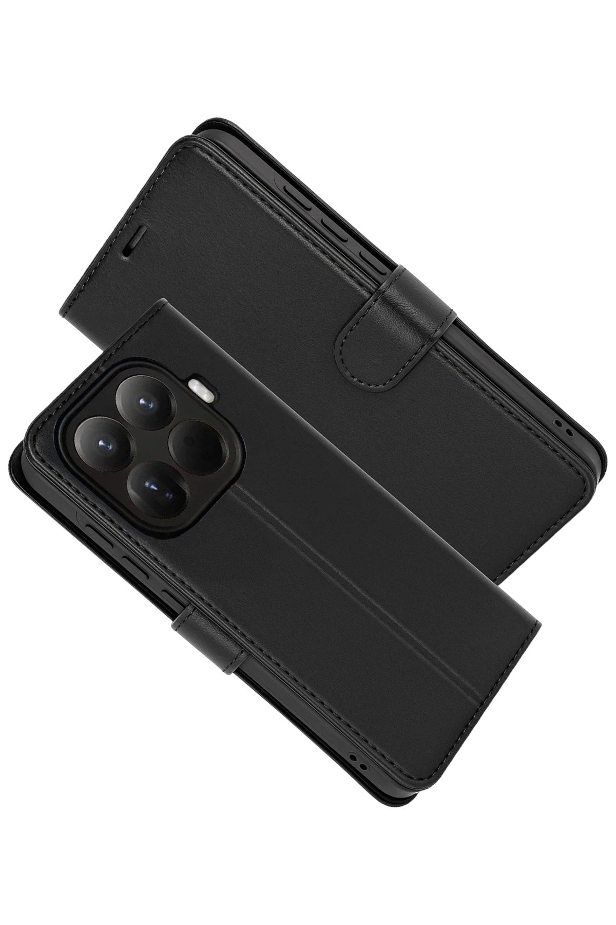 Mey İthalat® Mi 15T Pro Trend S Plus Kapaklı Kılıf - Siyah
