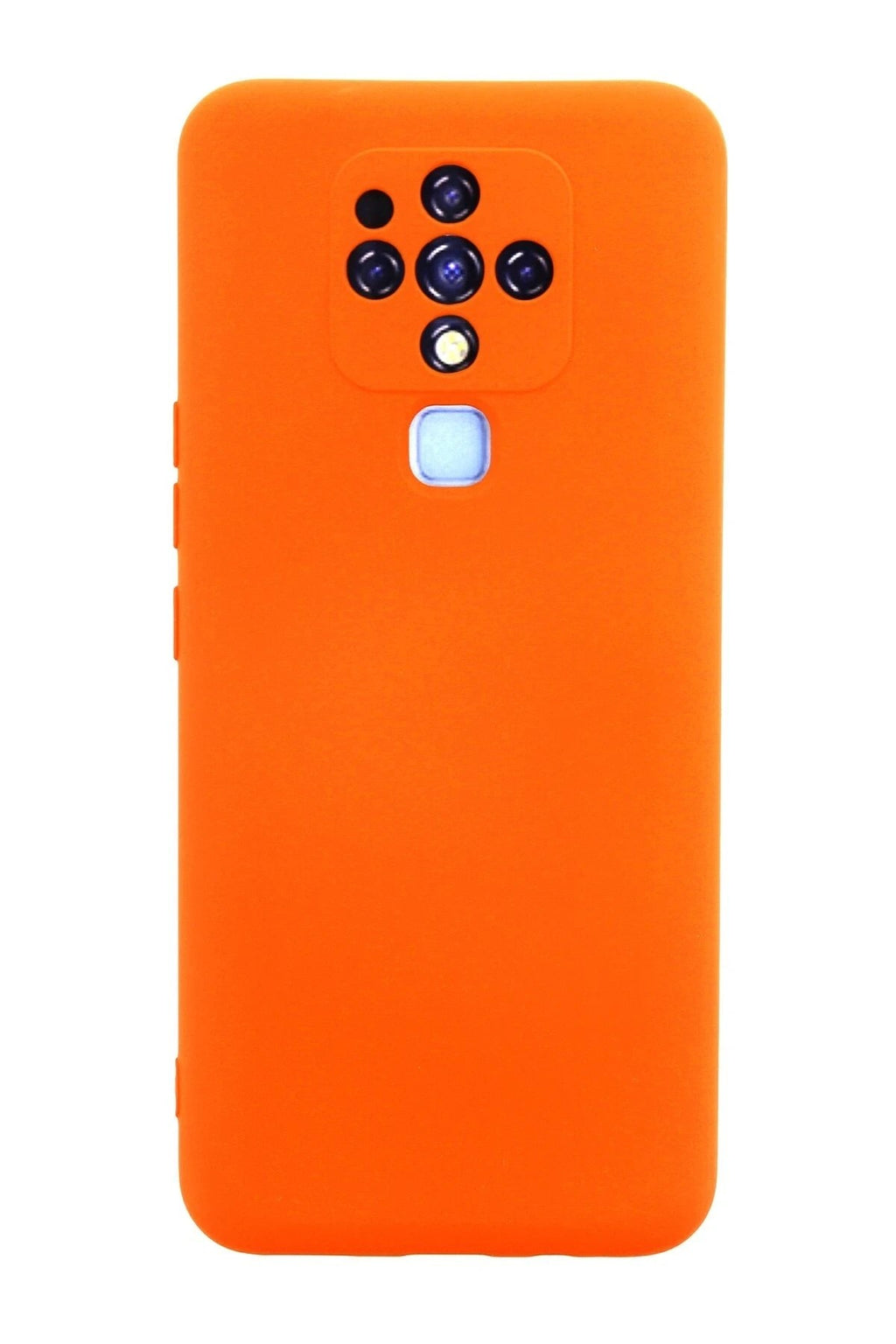Mey İthalat® Tecno Camon 16 Kılıf Nano içi Kadife Silikon - Turuncu