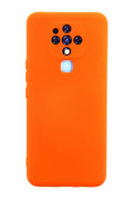 Mey İthalat® Tecno Camon 16 Kılıf Nano içi Kadife Silikon - Turuncu