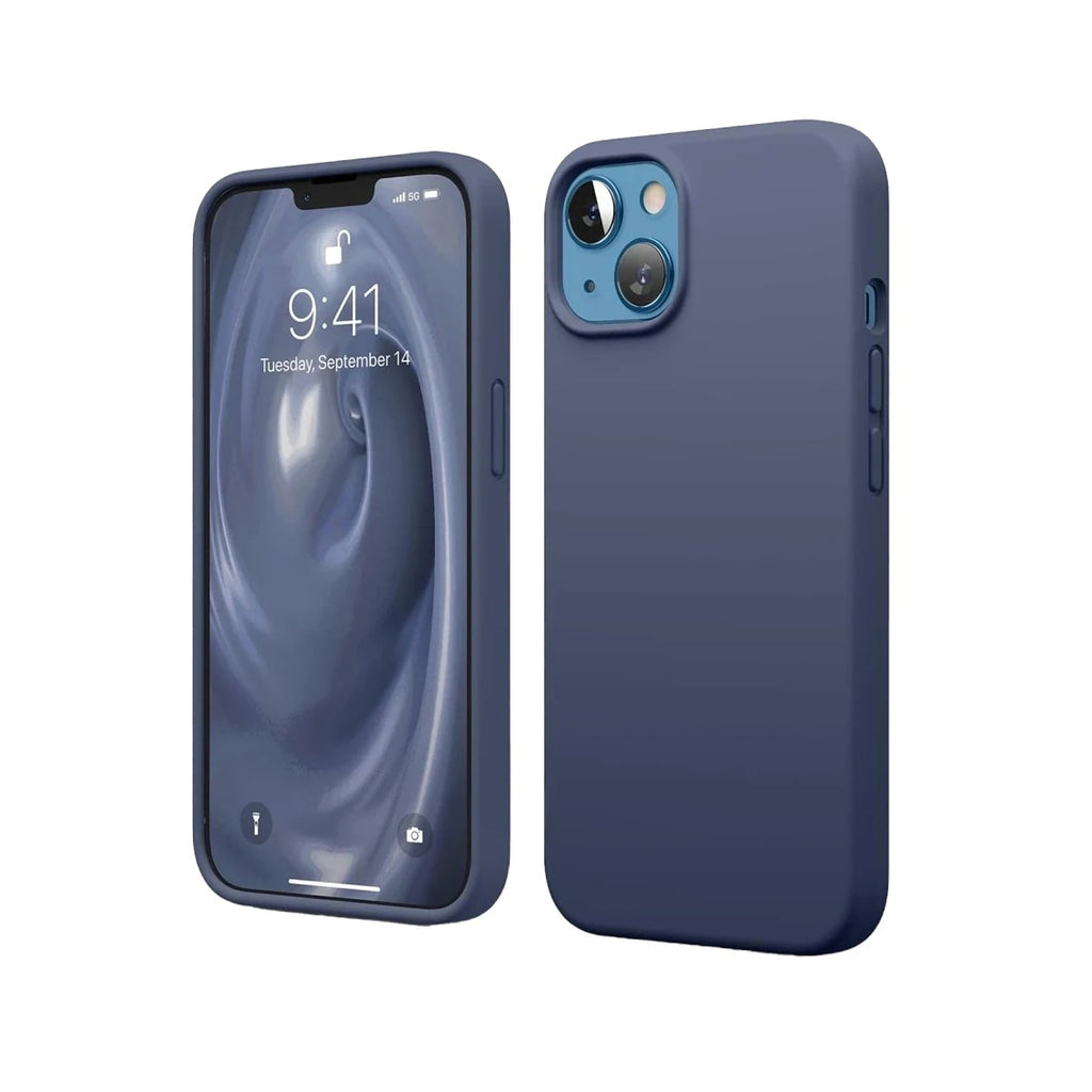 Mey İthalat® iPhone 14 Kılıf First Silikon - Lacivert