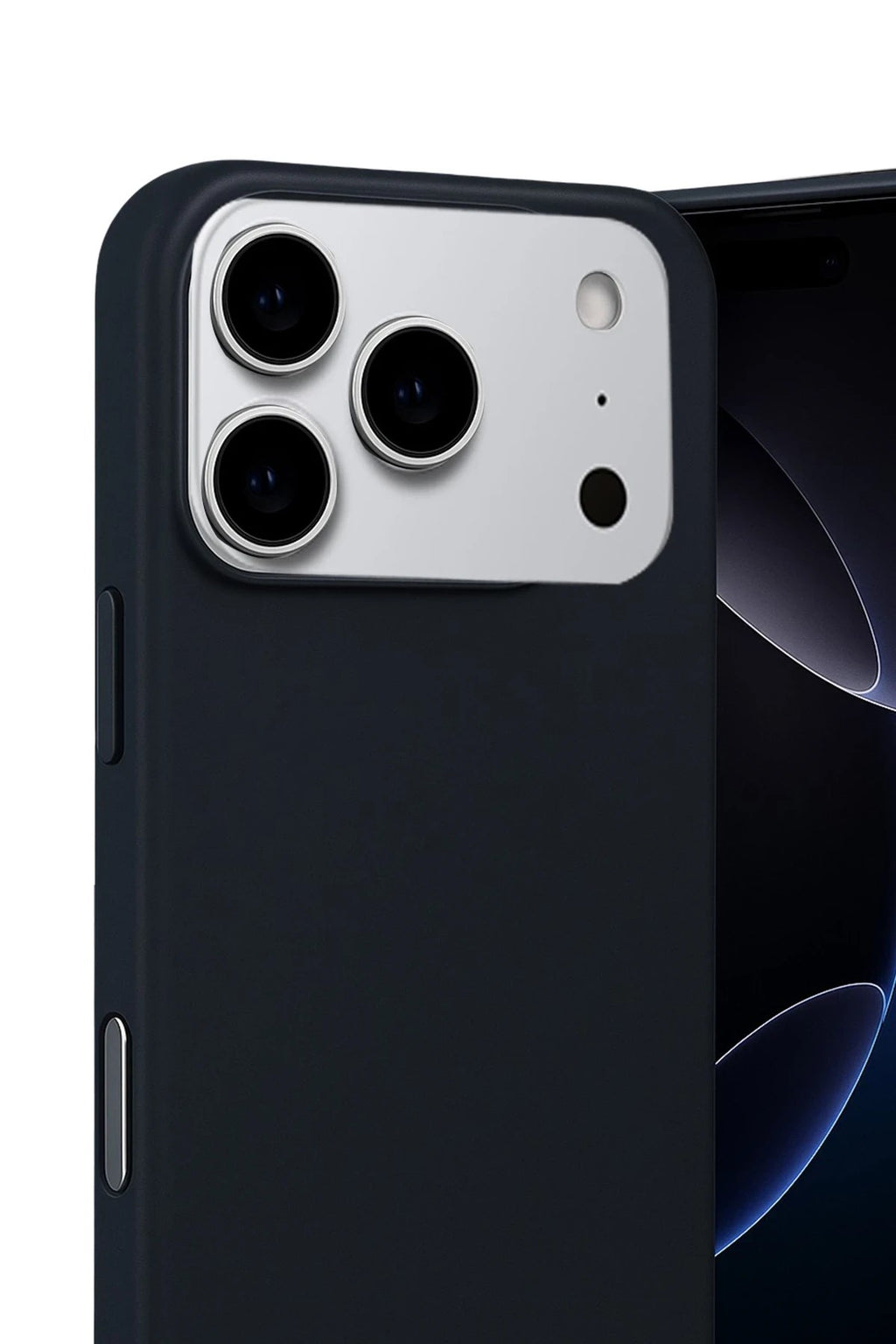 Mey İthalat® iPhone 17 Pro Nano içi Kadife Silikon - Siyah