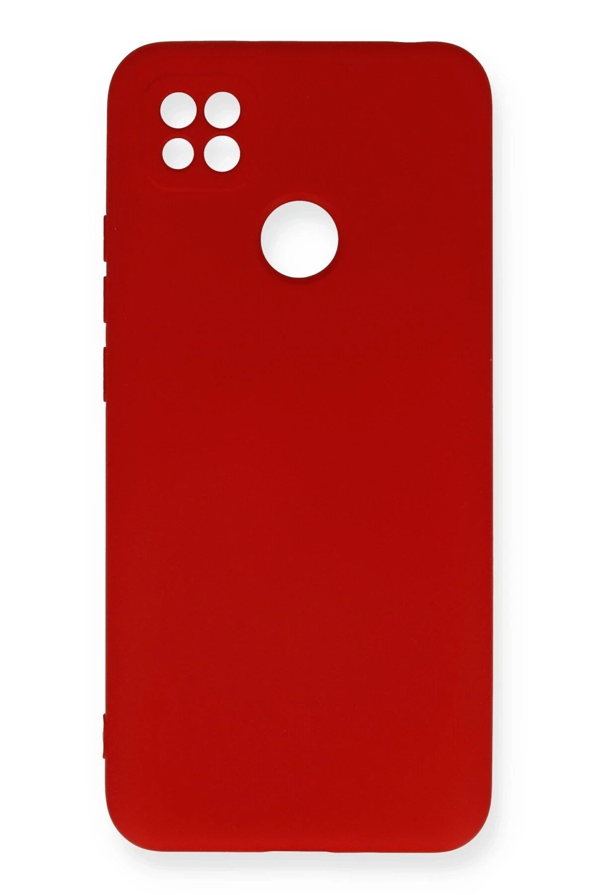 Mey İthalat® Redmi 9C Kılıf Nano içi Kadife Silikon - Kırmızı