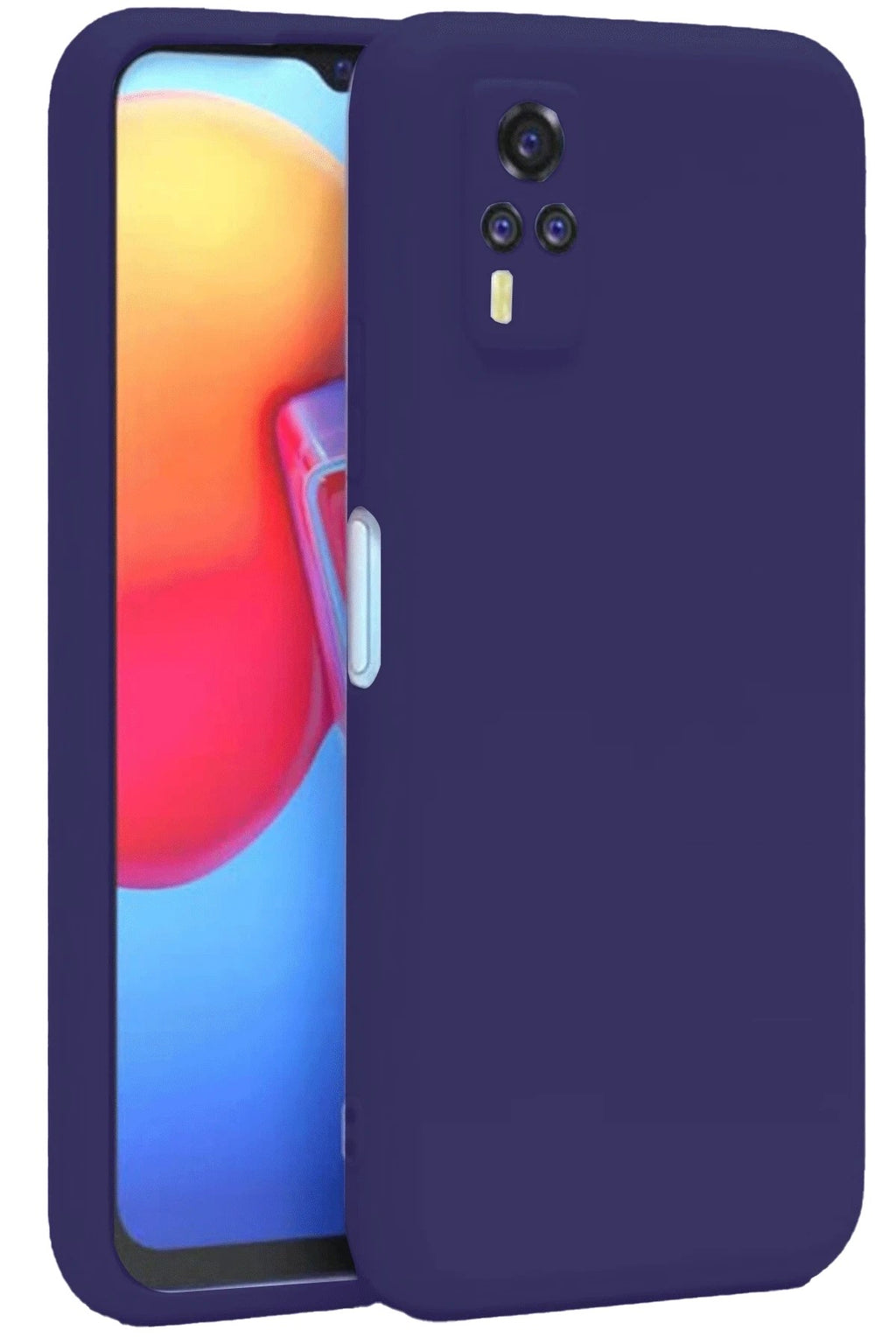 Mey İthalat® Vivo Y53S Kılıf Nano içi Kadife Silikon - Mor