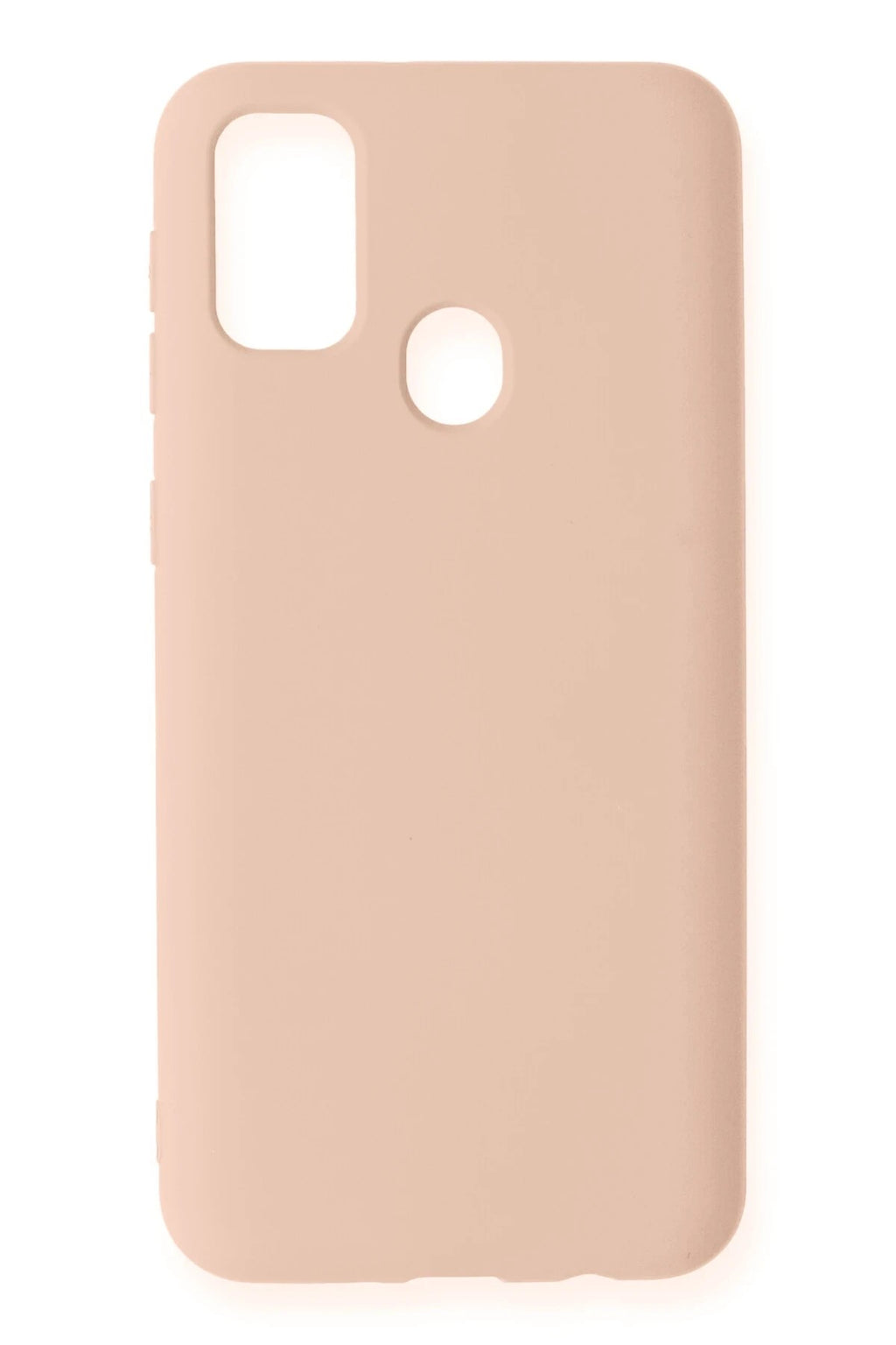 Mey İthalat® Samsung Galaxy M31 Kılıf Nano içi Kadife Silikon - Pudra