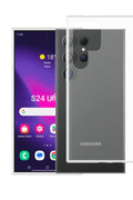 Mey İthalat® Samsung Galaxy S24 Ultra Kılıf Lüx Şeffaf Silikon