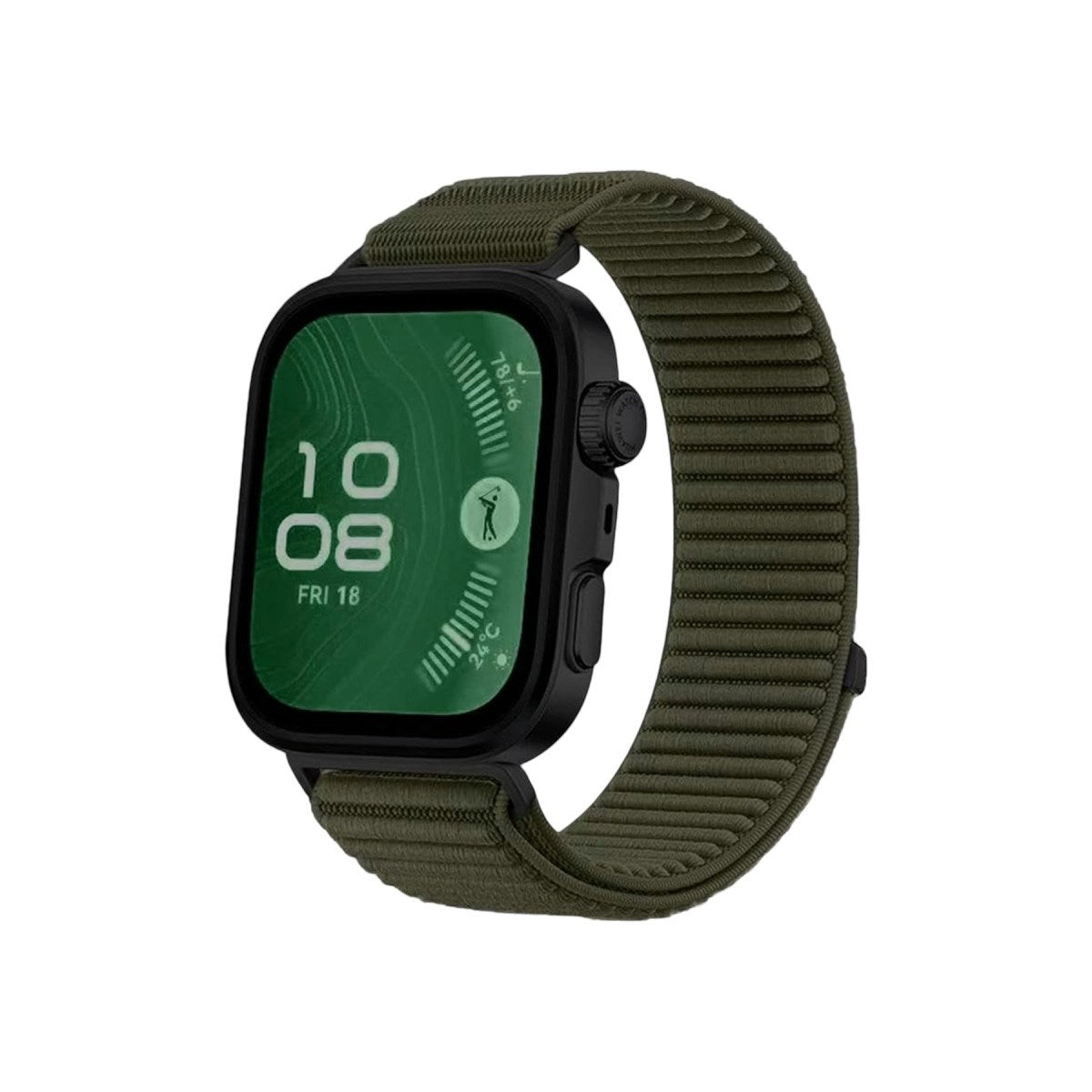 Mey İthalat® Huawei Fit 4 Braid Kordon - Koyu Yeşil