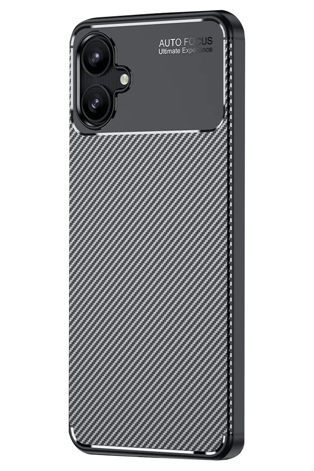 Mey İthalat® Samsung Galaxy A06 Kılıf Auto Focus Karbon Kapak - Siyah