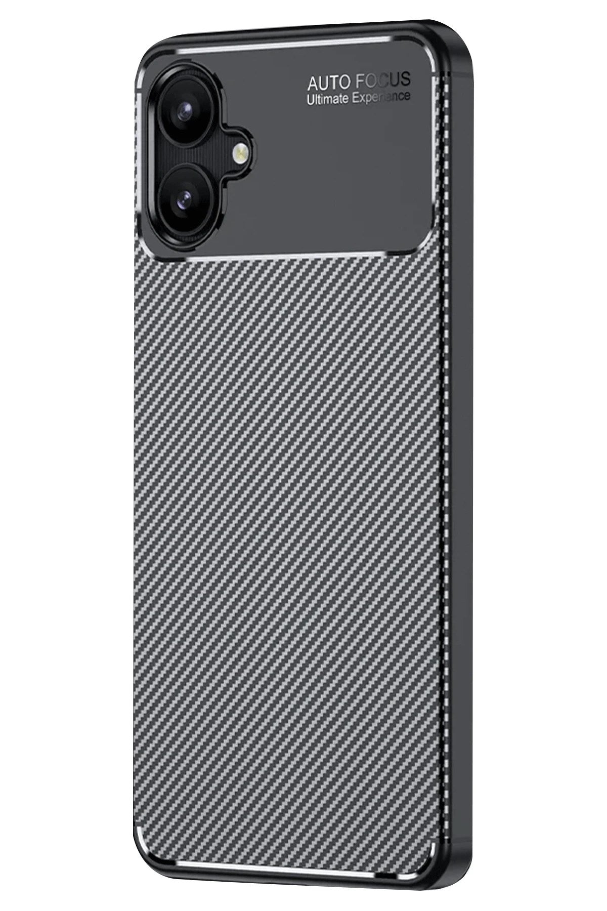Mey İthalat® Samsung Galaxy A06 Kılıf Auto Focus Karbon Kapak - Siyah