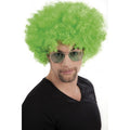 Mey İthalat® Yeşil Renk Kıvırcık Afro Bonus Peruk