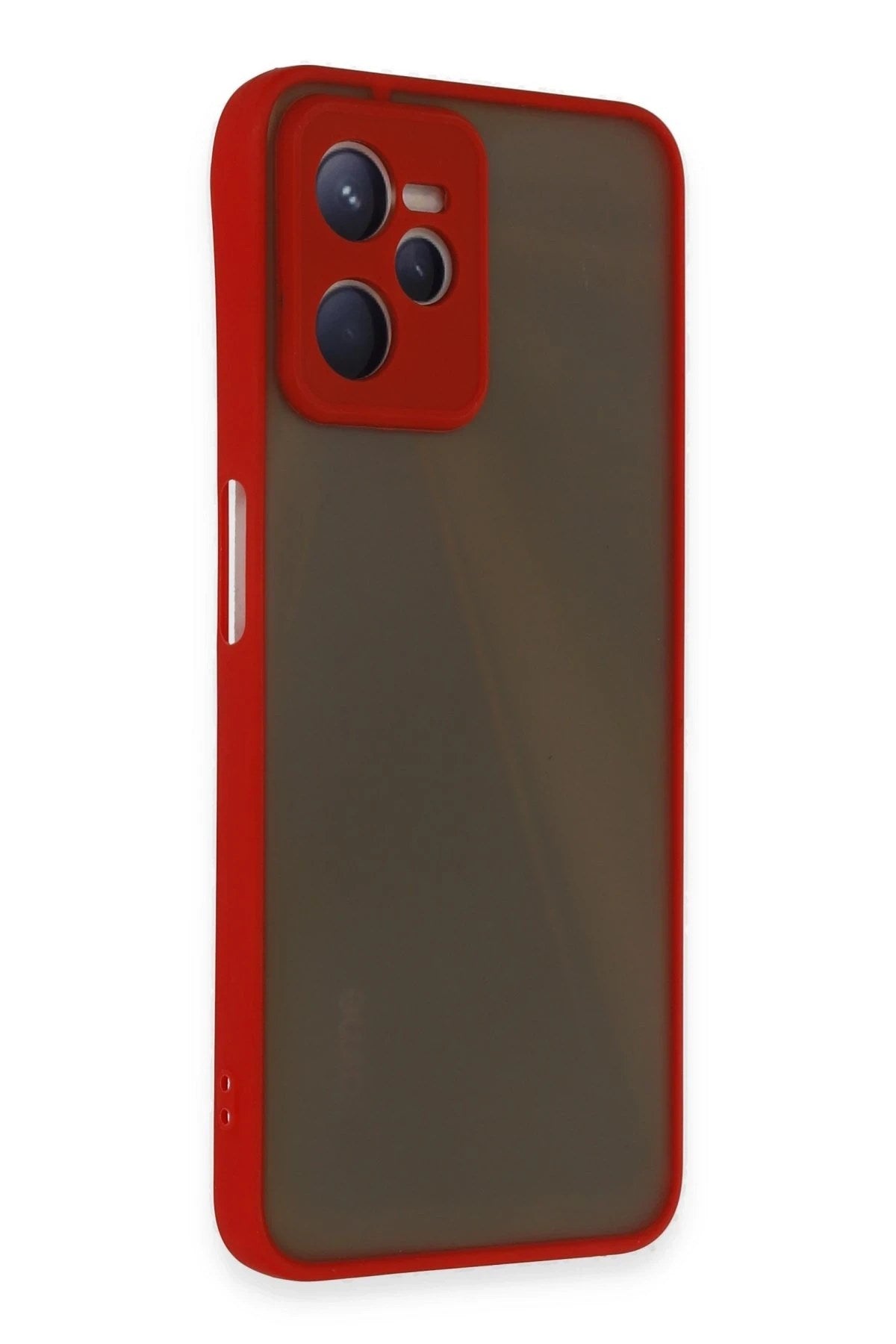 Mey İthalat® Realme C35 Kılıf Montreal Silikon Kapak - Kırmızı