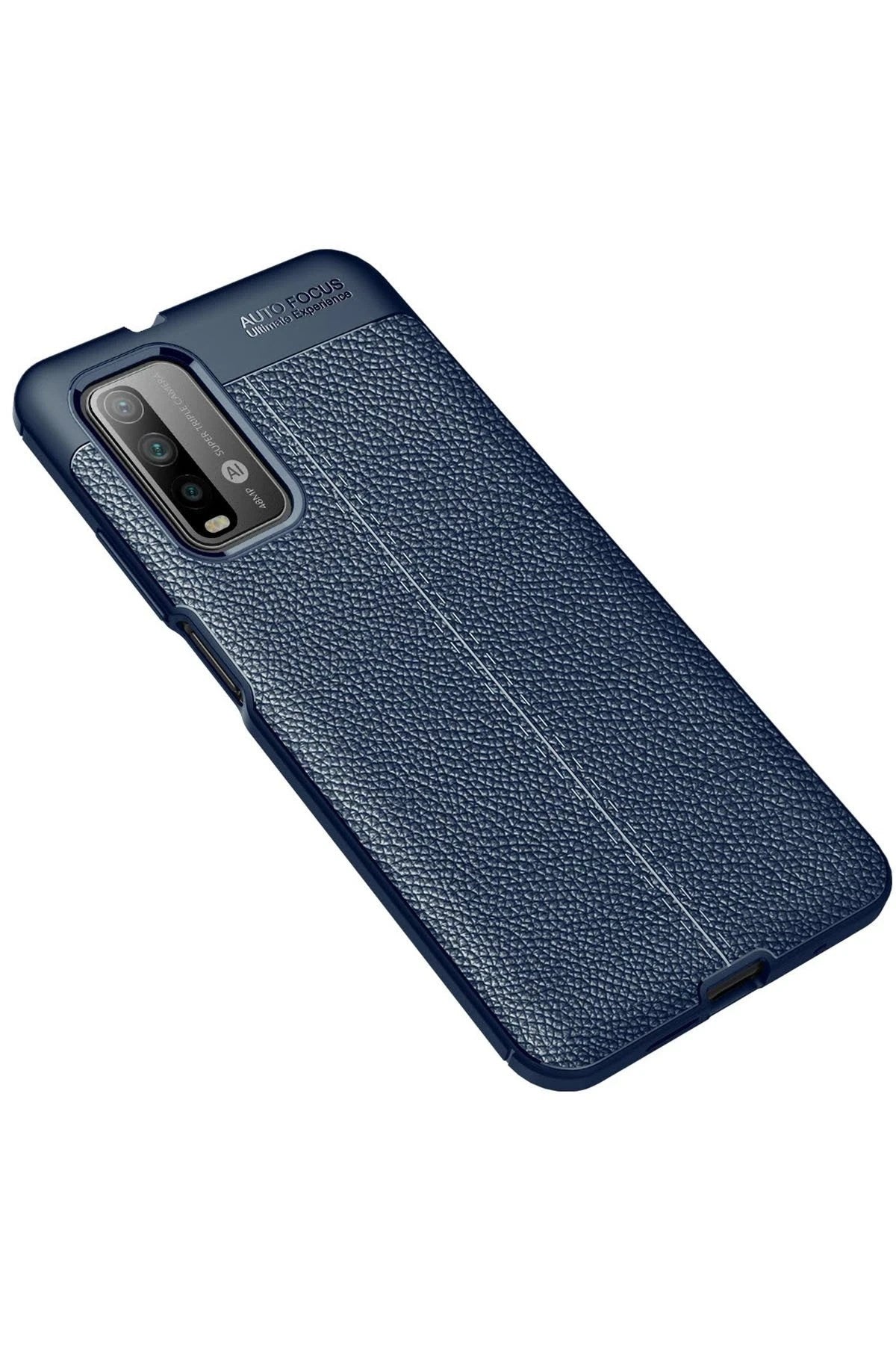 Mey İthalat® Redmi 9T Kılıf Auto Focus Kapak - Lacivert