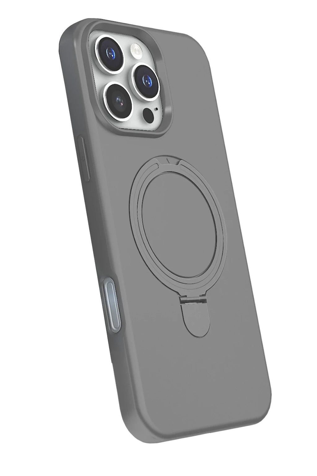 Mey İthalat® iPhone 16 Pro Regal Magsafe Standlı Kapak - Titan Gri