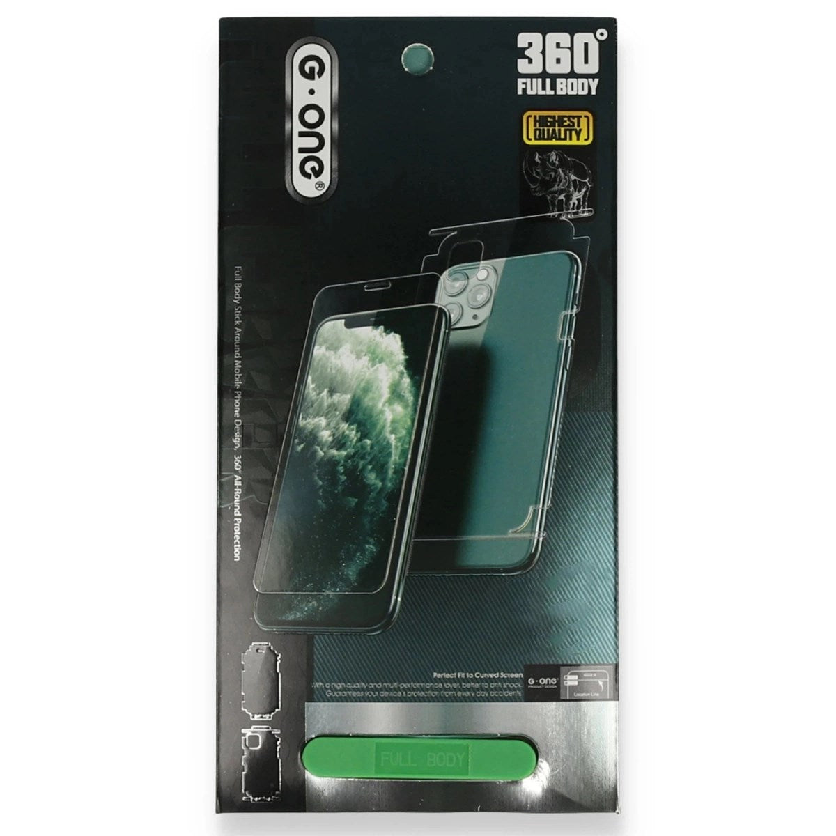 Mey İthalat® iPhone 16 Pro 360 Mat Full Body Arka Koruyucu