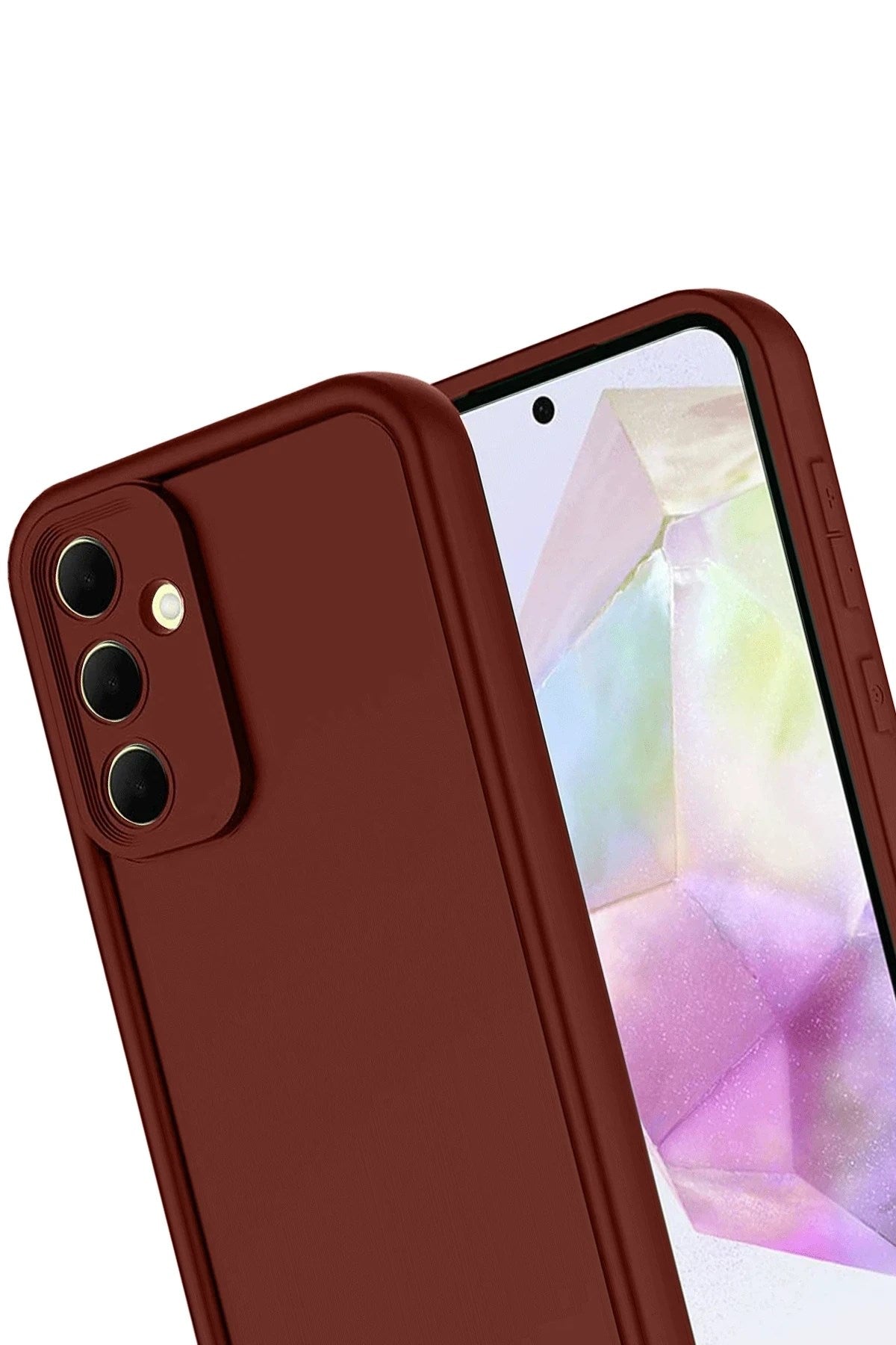 Mey İthalat® Samsung Galaxy A17 5G Viera Silikon - Bordo