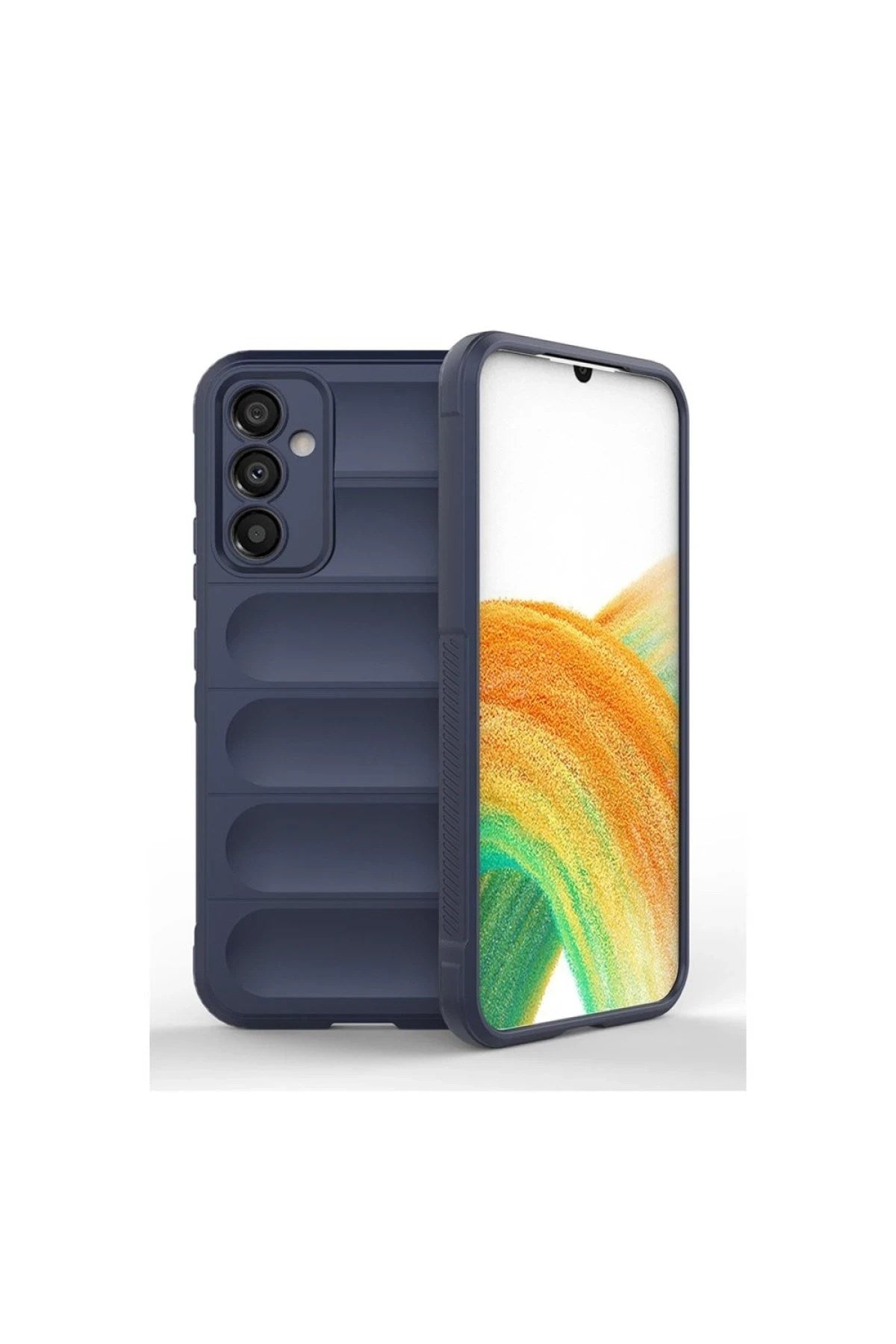 Mey İthalat® Samsung Galaxy A16 5G Kılıf Optimum Silikon - Lacivert