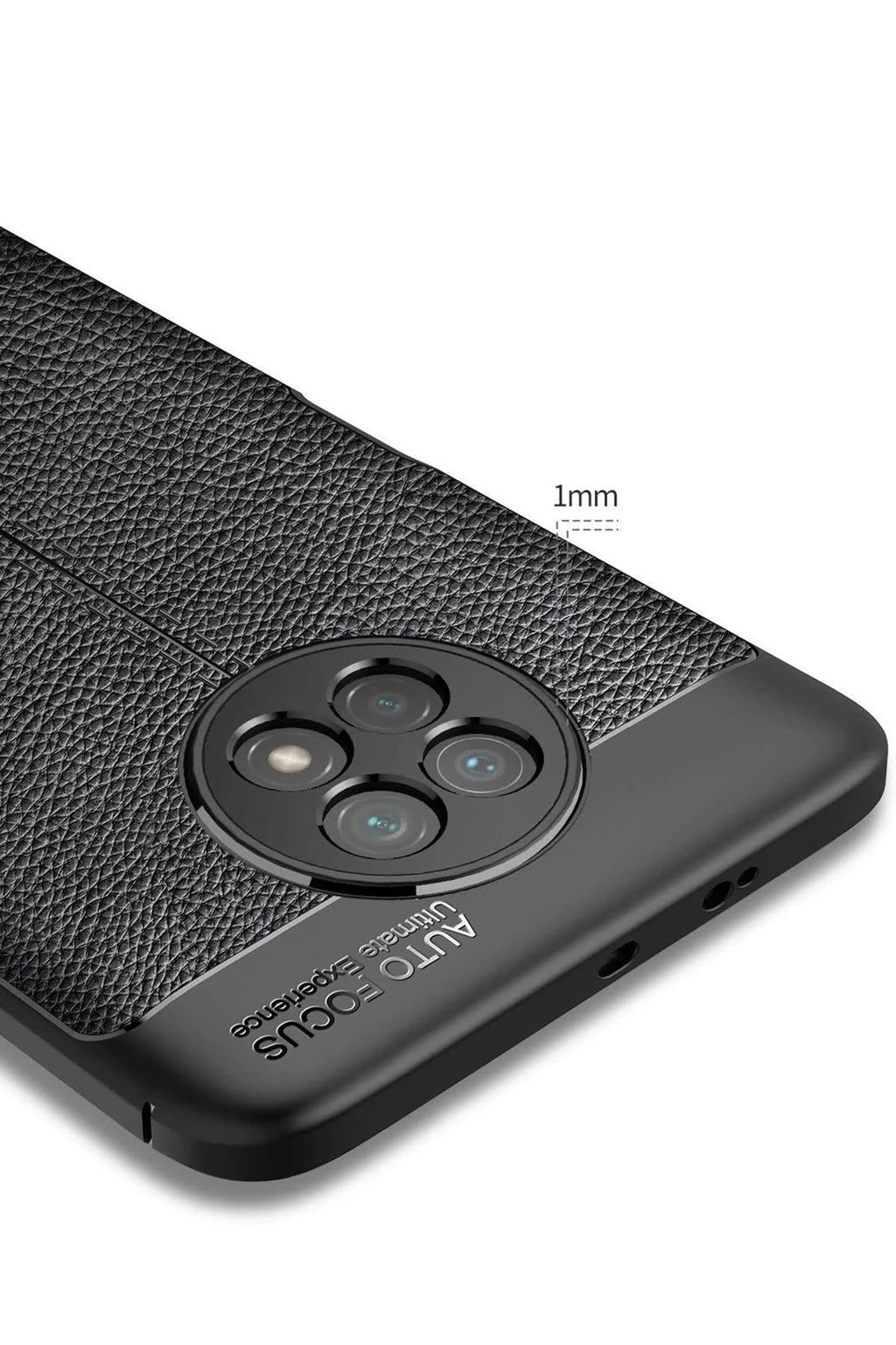 Mey İthalat® Redmi Note 9 5G Kılıf Auto Focus Kapak - Siyah