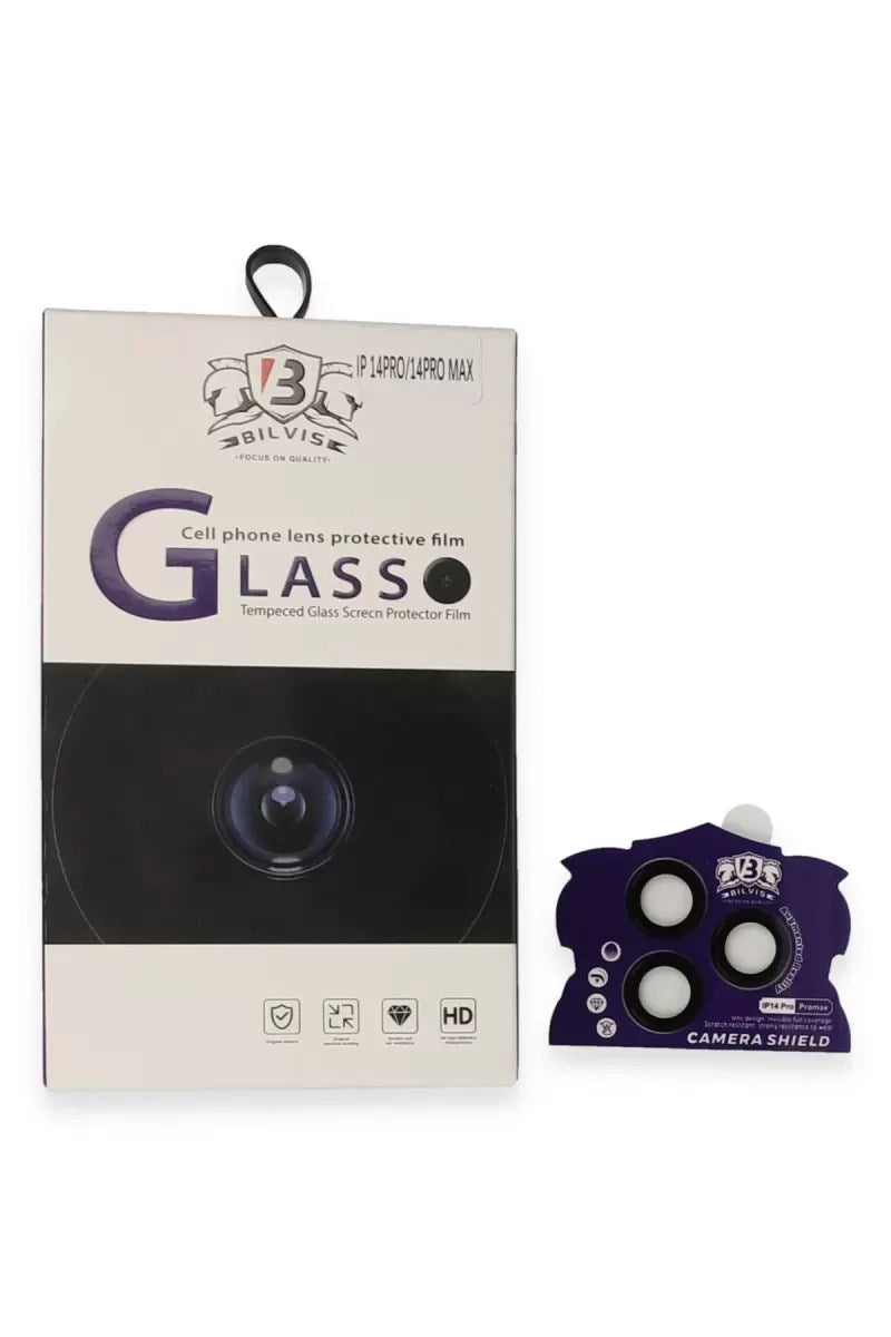 Mey İthalat® iPhone 15 Pro Max Bilvis Titan Kamera Lens - Siyah