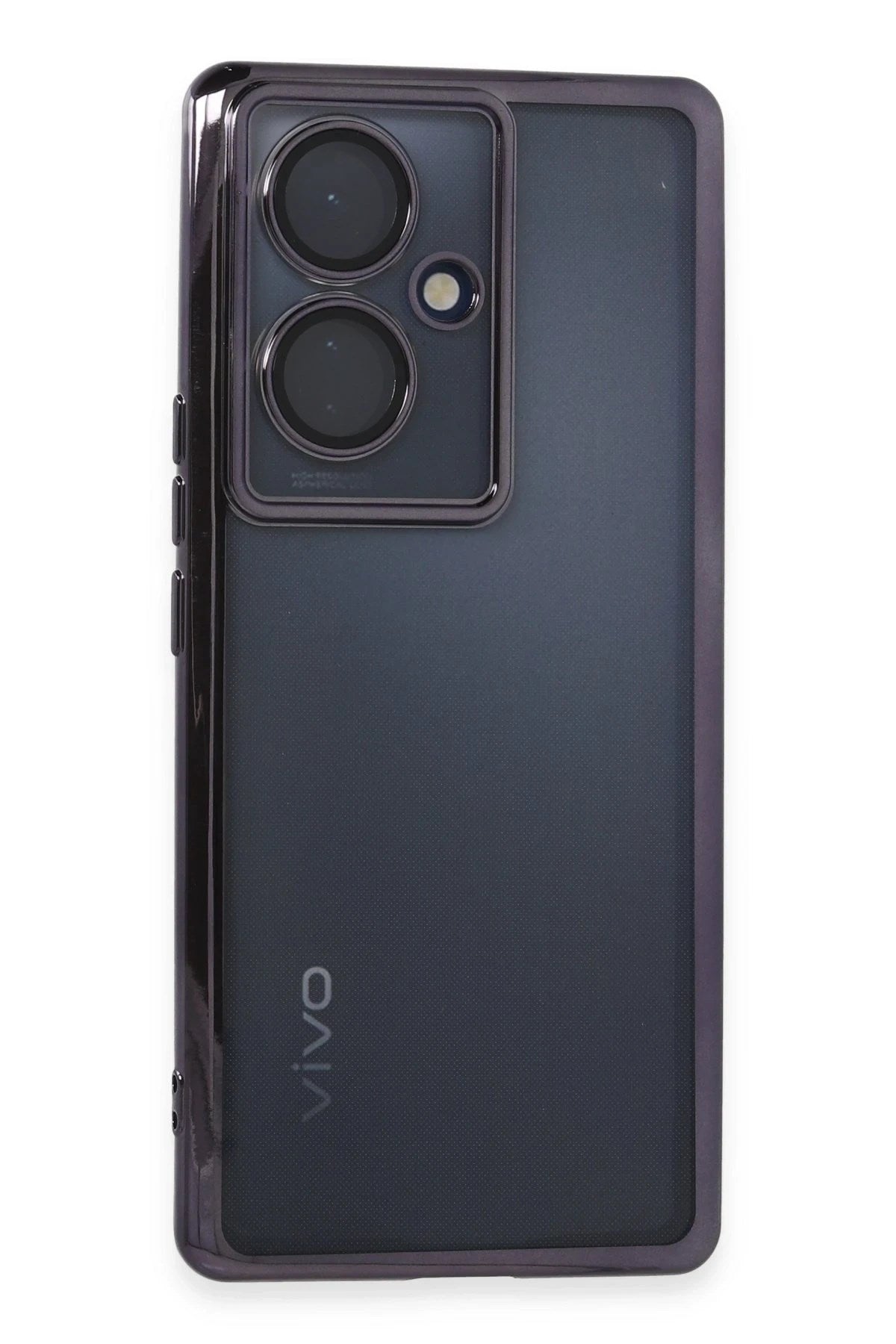 Mey İthalat® Vivo V29 Lite Kılıf Lensli Silikon - Mor