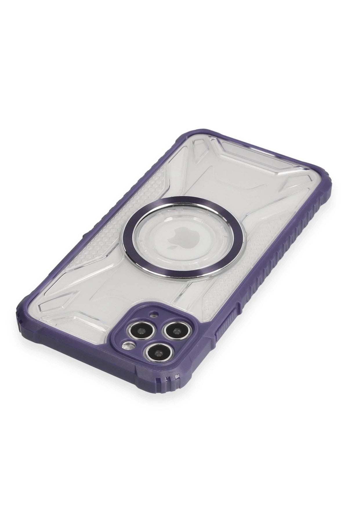 Mey İthalat® iPhone 11 Pro Max Kılıf Prag Magneticsafe Kapak - Derin Mor