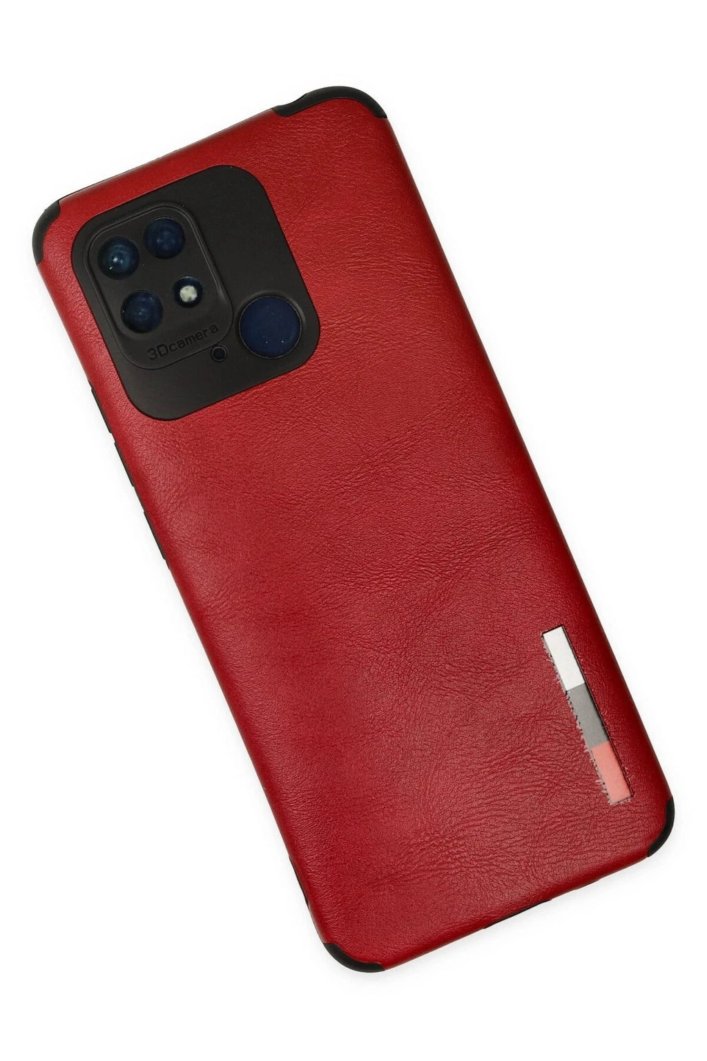 Mey İthalat® Redmi 10C Kılıf Loop Deri Silikon - Kırmızı