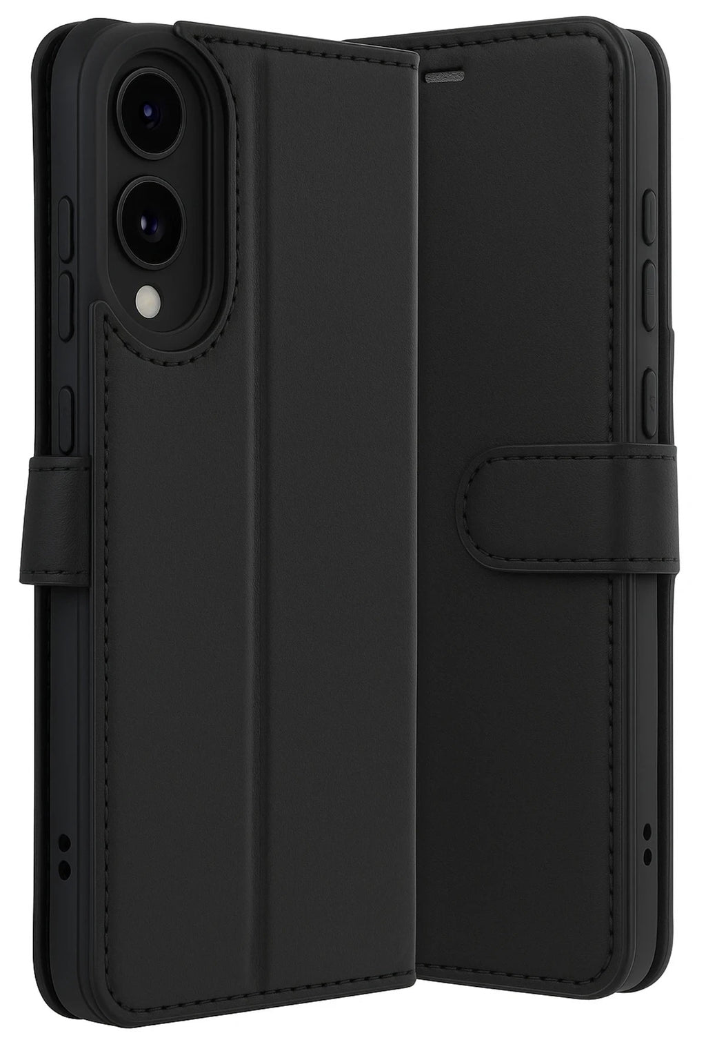 Mey İthalat® Samsung Galaxy S25 Edge Trend S Plus Kapaklı Kılıf - Siyah