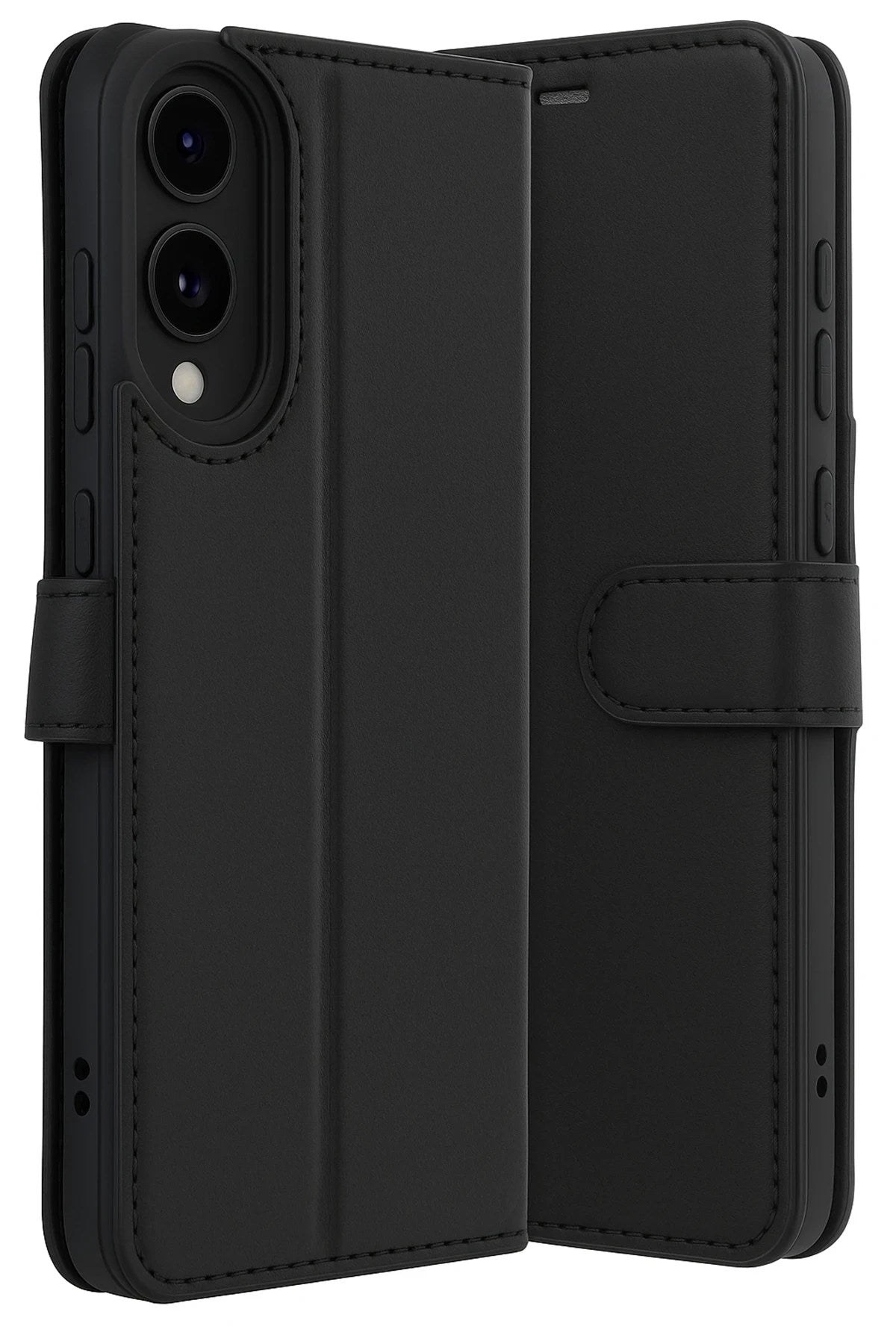 Mey İthalat® Samsung Galaxy S25 Edge Trend S Plus Kapaklı Kılıf - Siyah