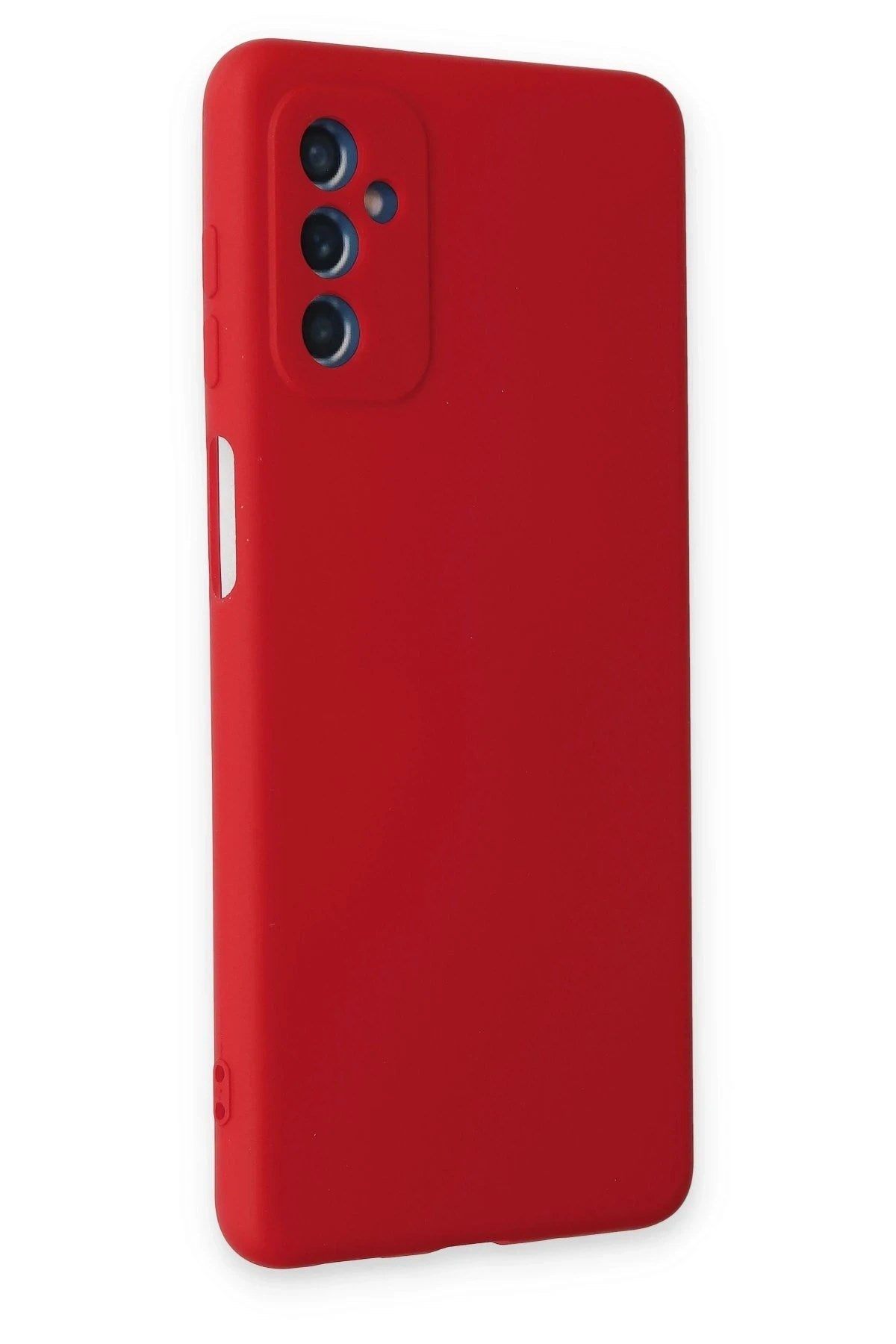 Mey İthalat® Samsung Galaxy M52 5G Kılıf Nano içi Kadife Silikon - Kırmızı