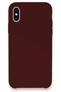 Mey İthalat® iPhone XS Max Kılıf Lansman Legant Silikon - Bordo