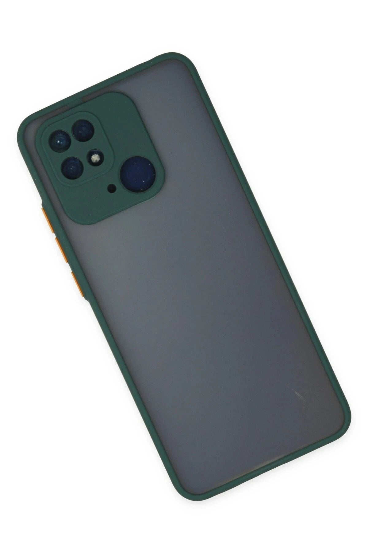 Mey İthalat® Redmi 10C Kılıf Montreal Silikon Kapak - Yeşil
