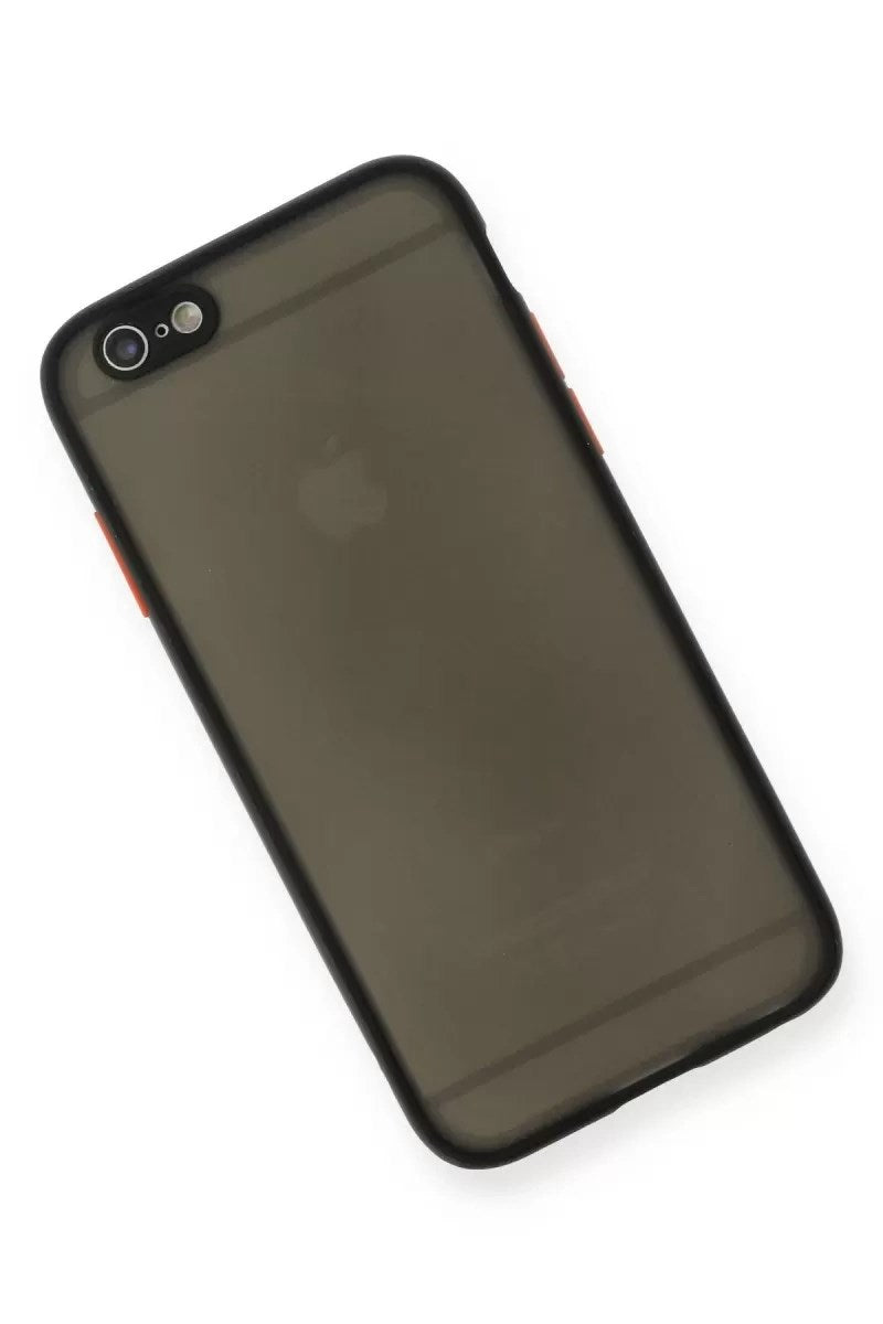 Mey İthalat® iPhone 6 Kılıf Montreal Silikon Kapak - Siyah
