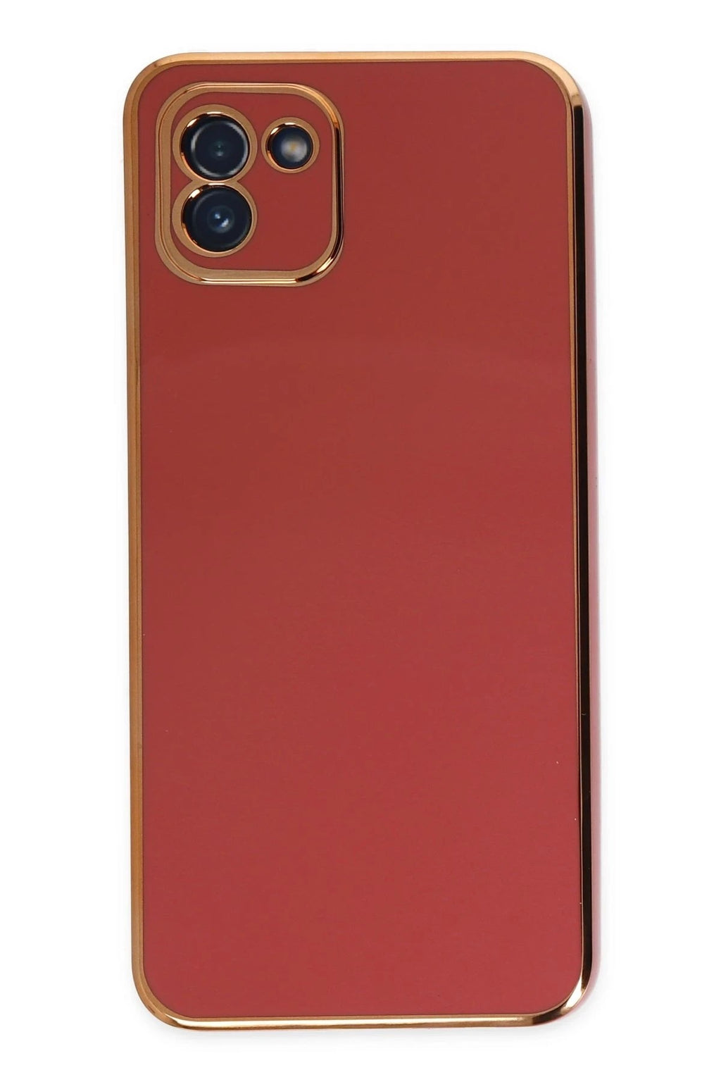 Mey İthalat® Samsung Galaxy A03 Kılıf Volet Silikon - Kırmızı