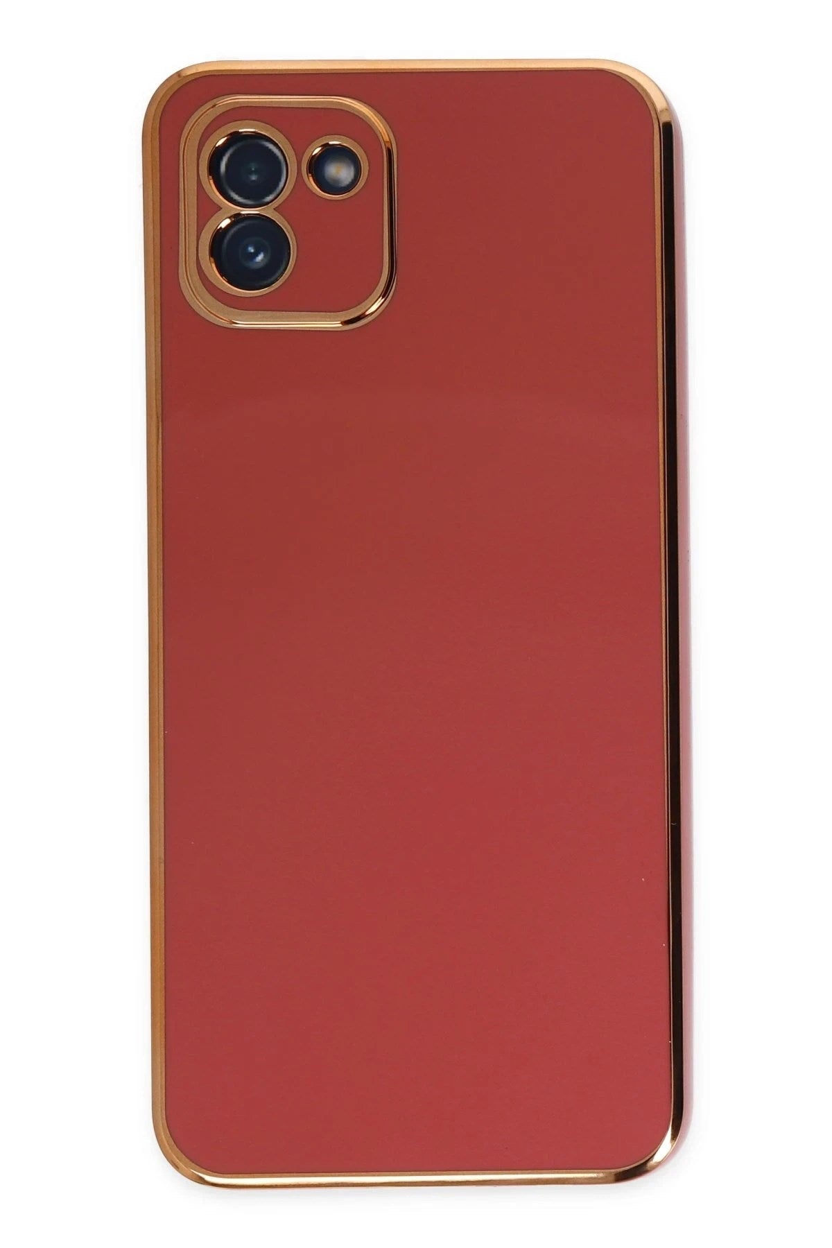 Mey İthalat® Samsung Galaxy A03 Kılıf Volet Silikon - Kırmızı