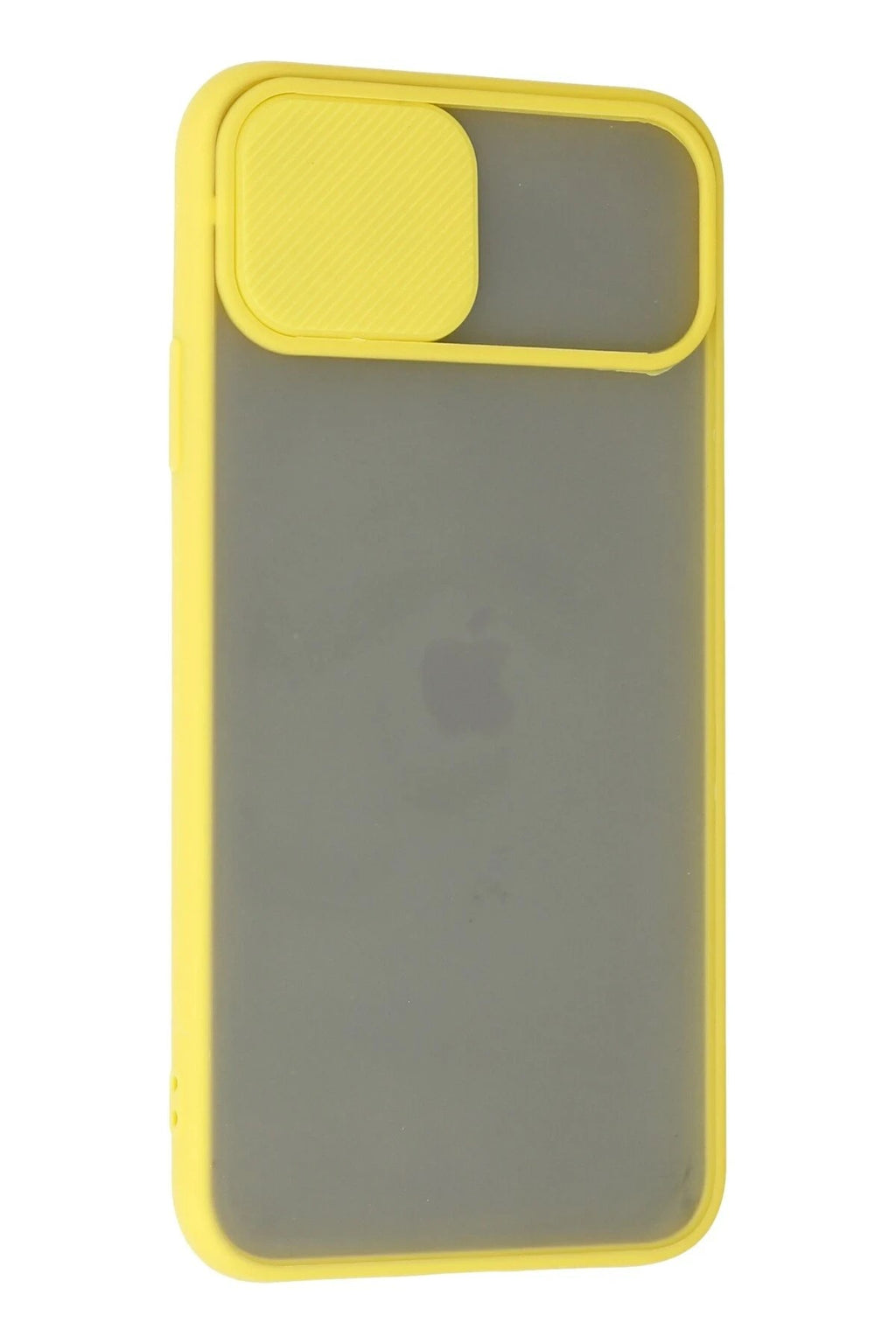 Mey İthalat® iPhone 11 Pro Kılıf Palm Buzlu Kamera Sürgülü Silikon - Sarı